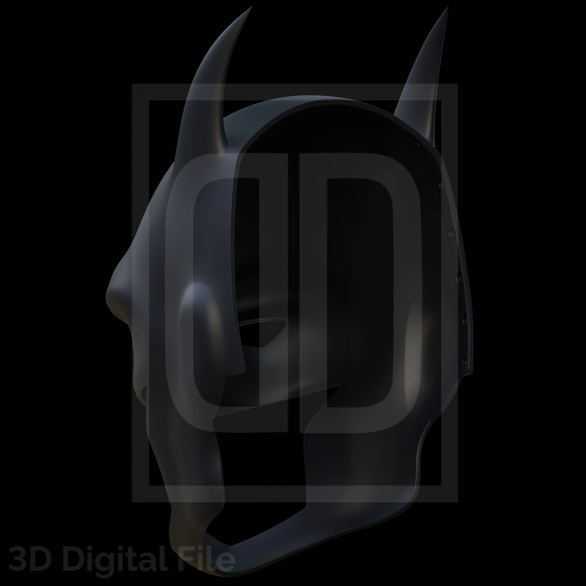 Bat Animated Movie Cowl 3D Model - Image 9