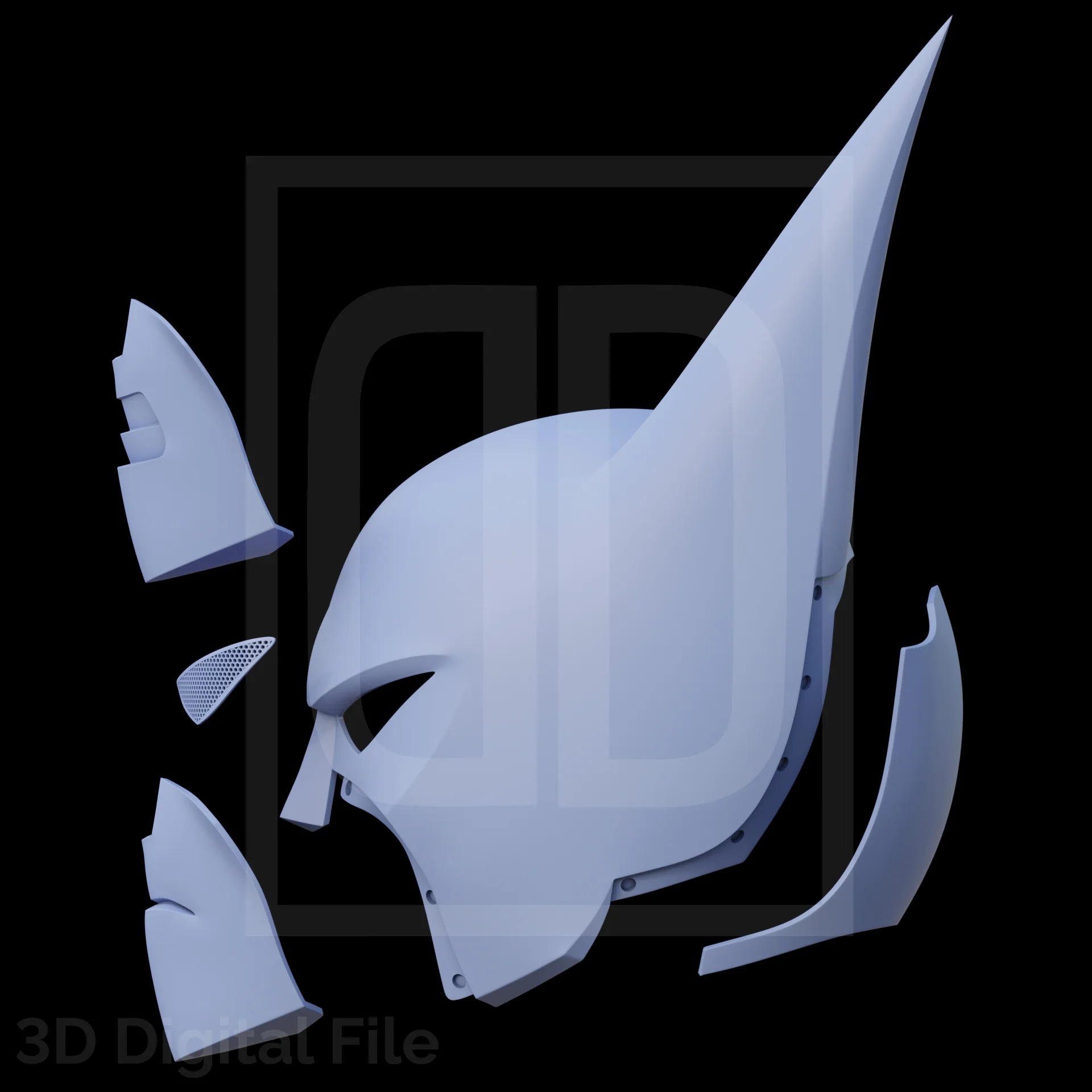 Bat Beyond Mask - 3D Model - Image 2