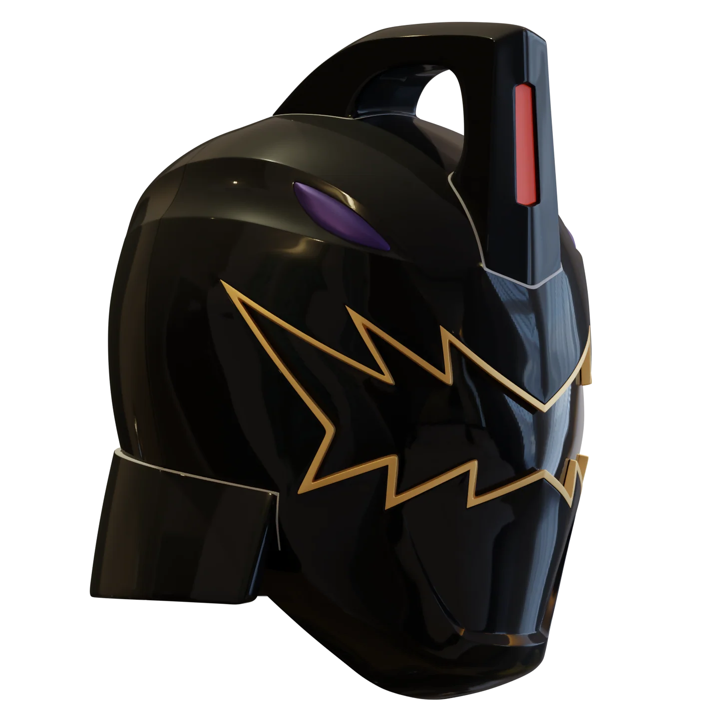 Black Ranger from Power Rangers Dino Thunder 3D Print Model - Image 3
