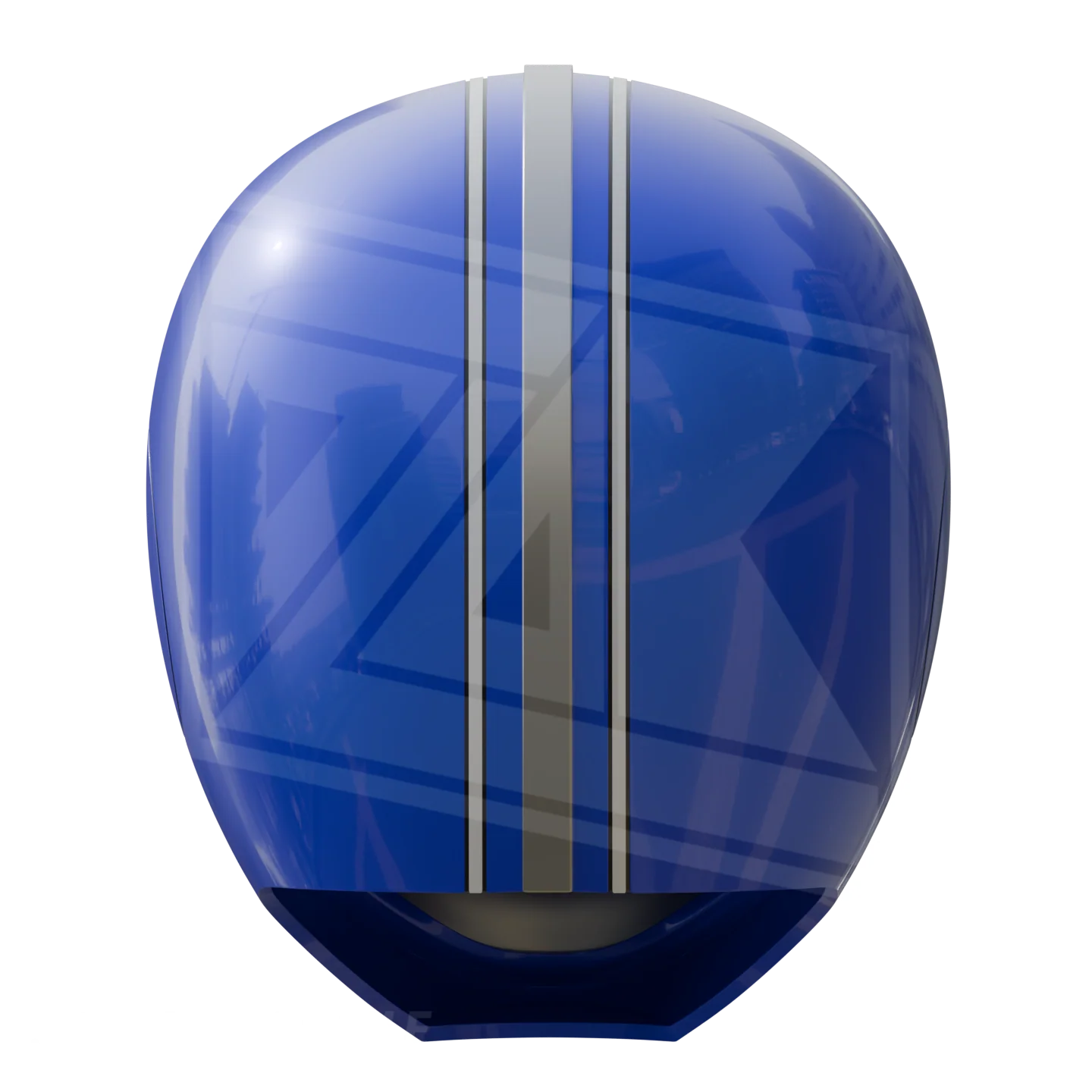 Blue Time Ranger Helmet 3D Model - Image 6