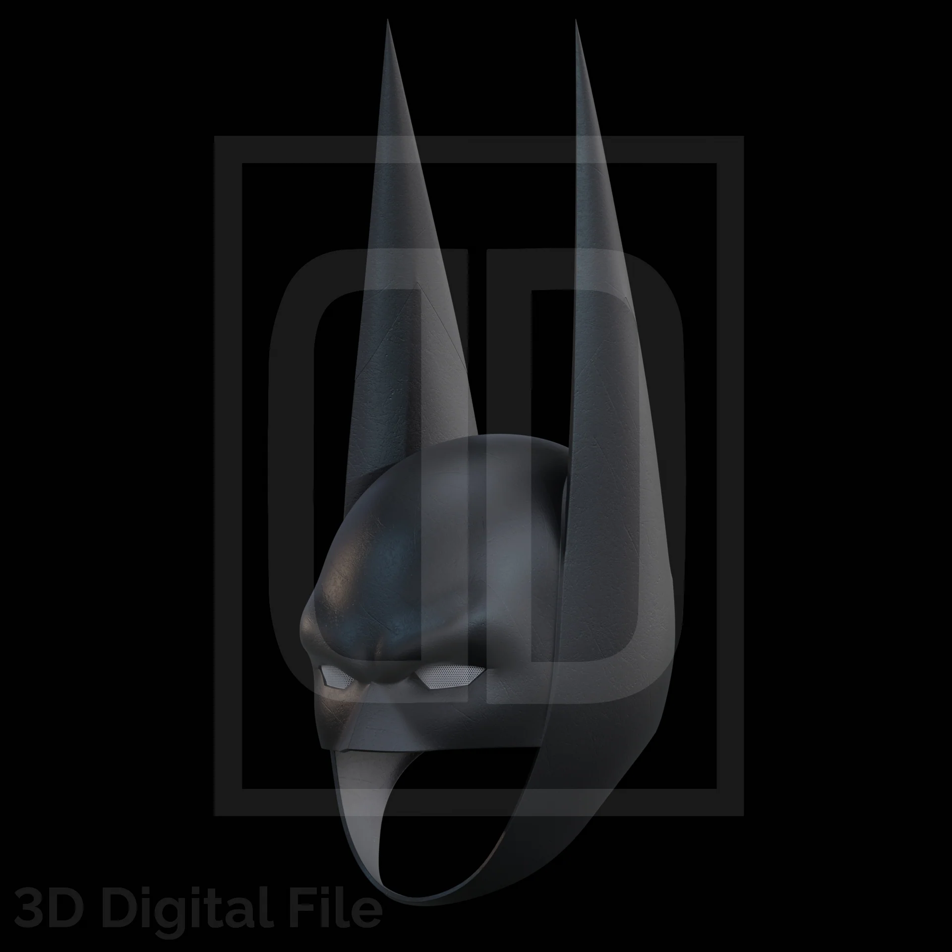 Buffed Bat Cowl 3D Model - Image 4