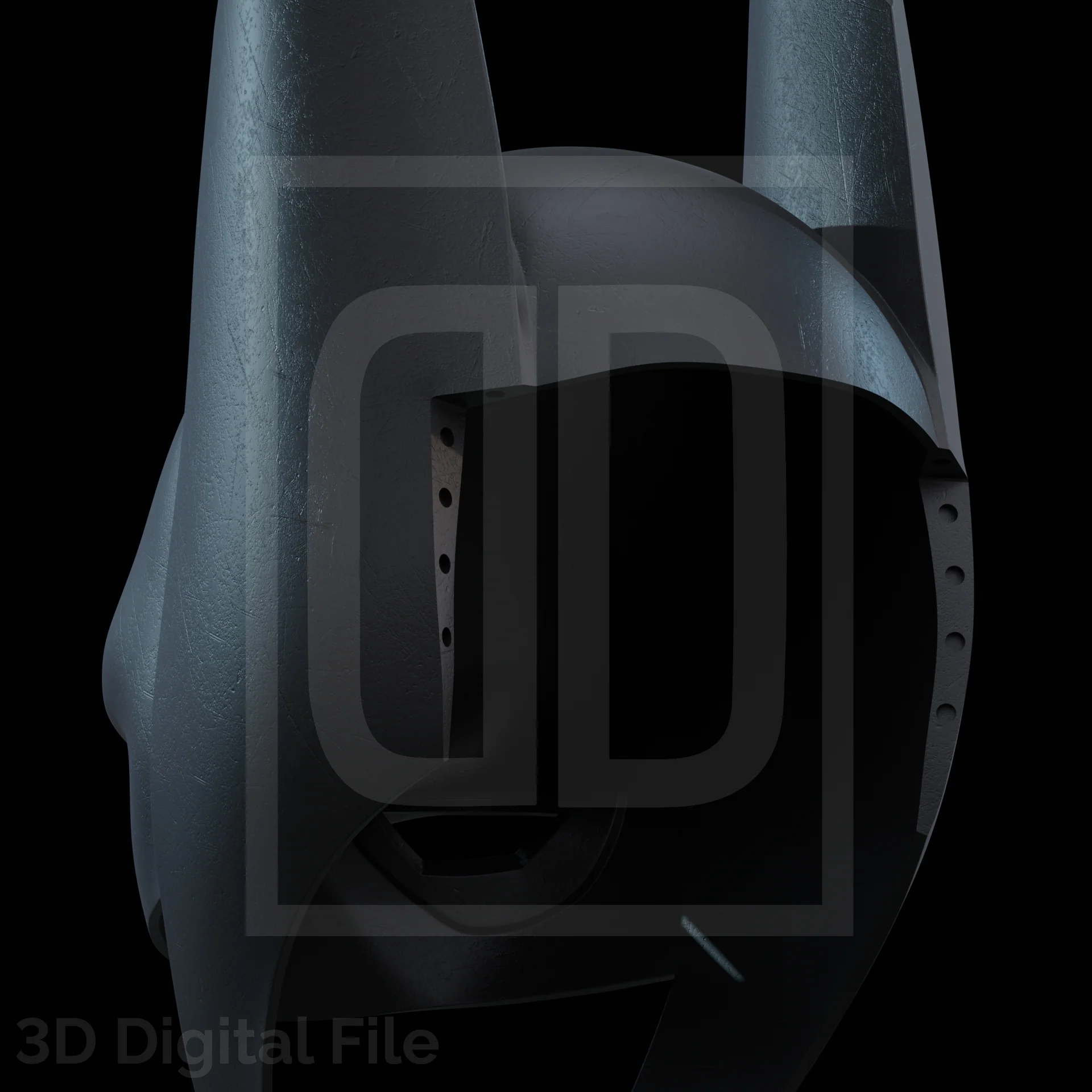 Buffed Bat Cowl 3D Model - Image 7