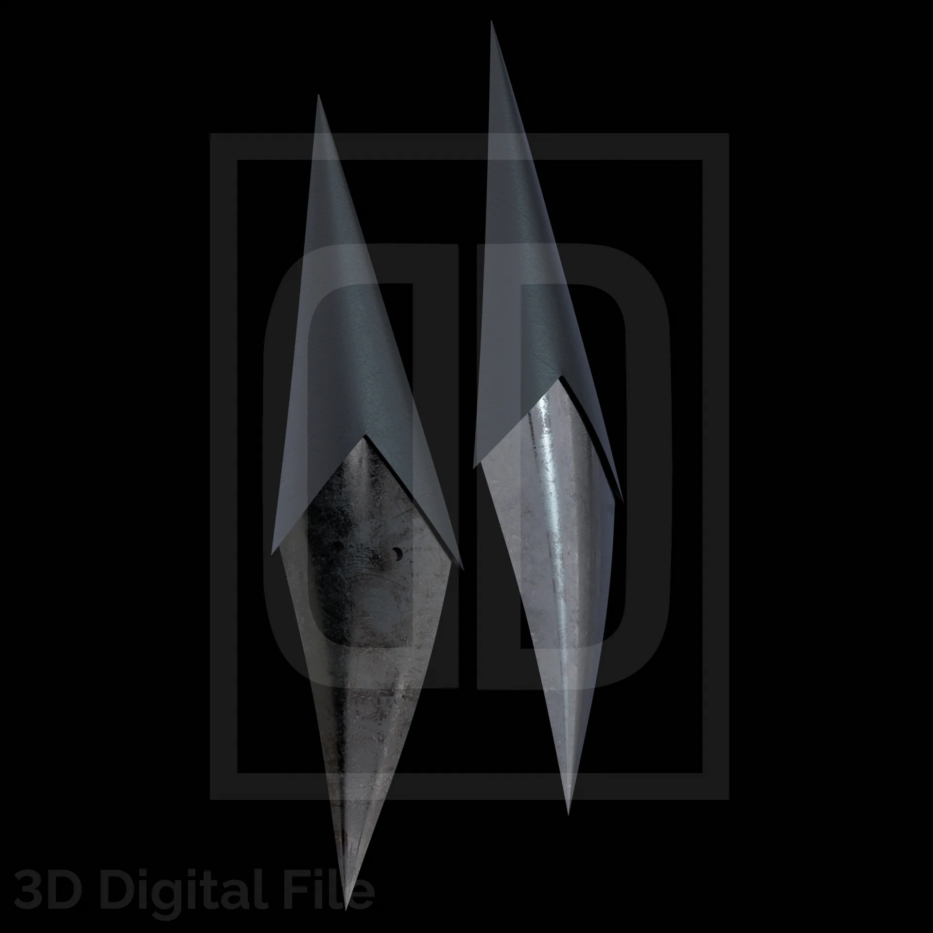 Buffed Bat Cowl 3D Model - Image 9
