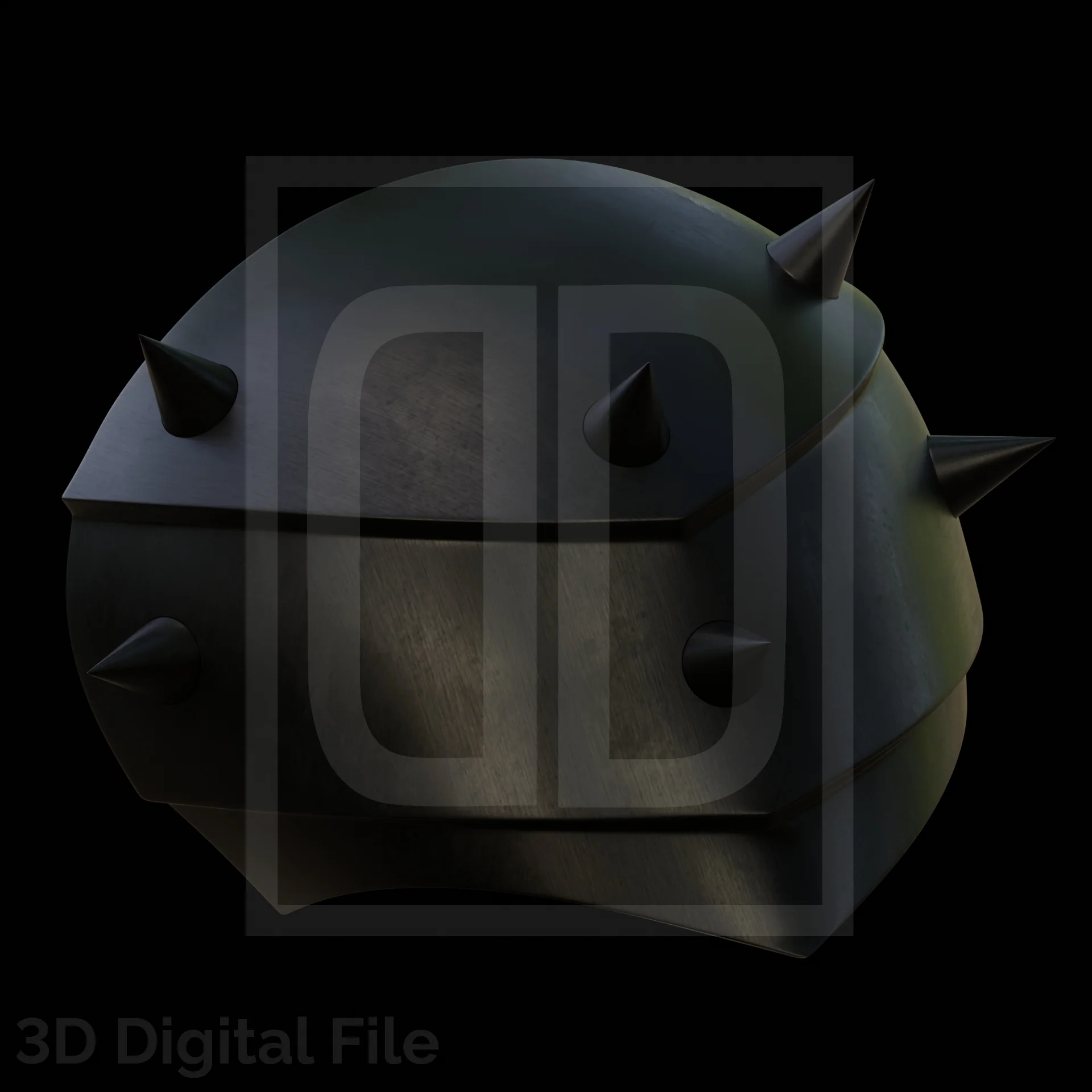 Buffed Bat Neck and Shoulders 3D Model - Image 7
