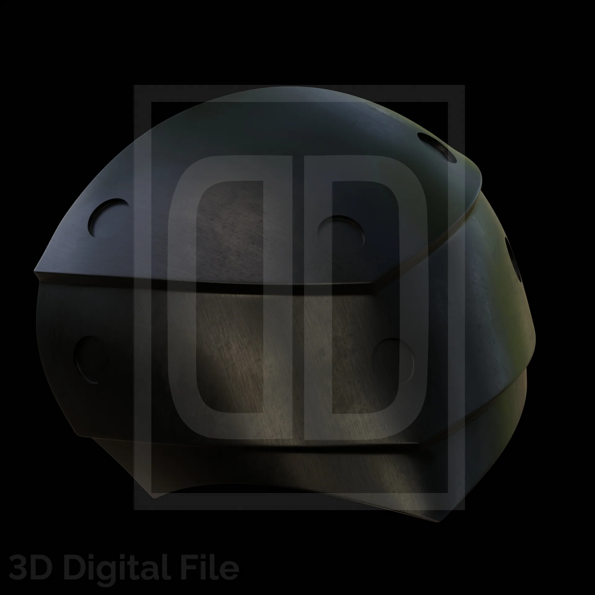 Buffed Bat Neck and Shoulders 3D Model - Image 9