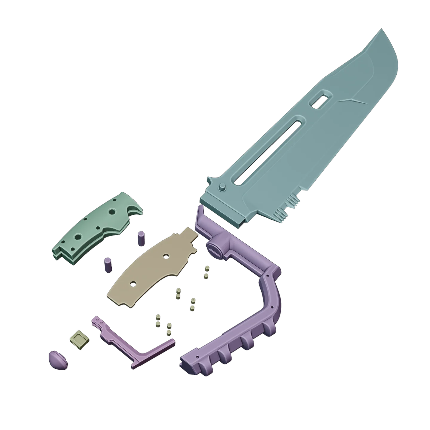 Call of Duty Bowie Knife 3D File - Image 2