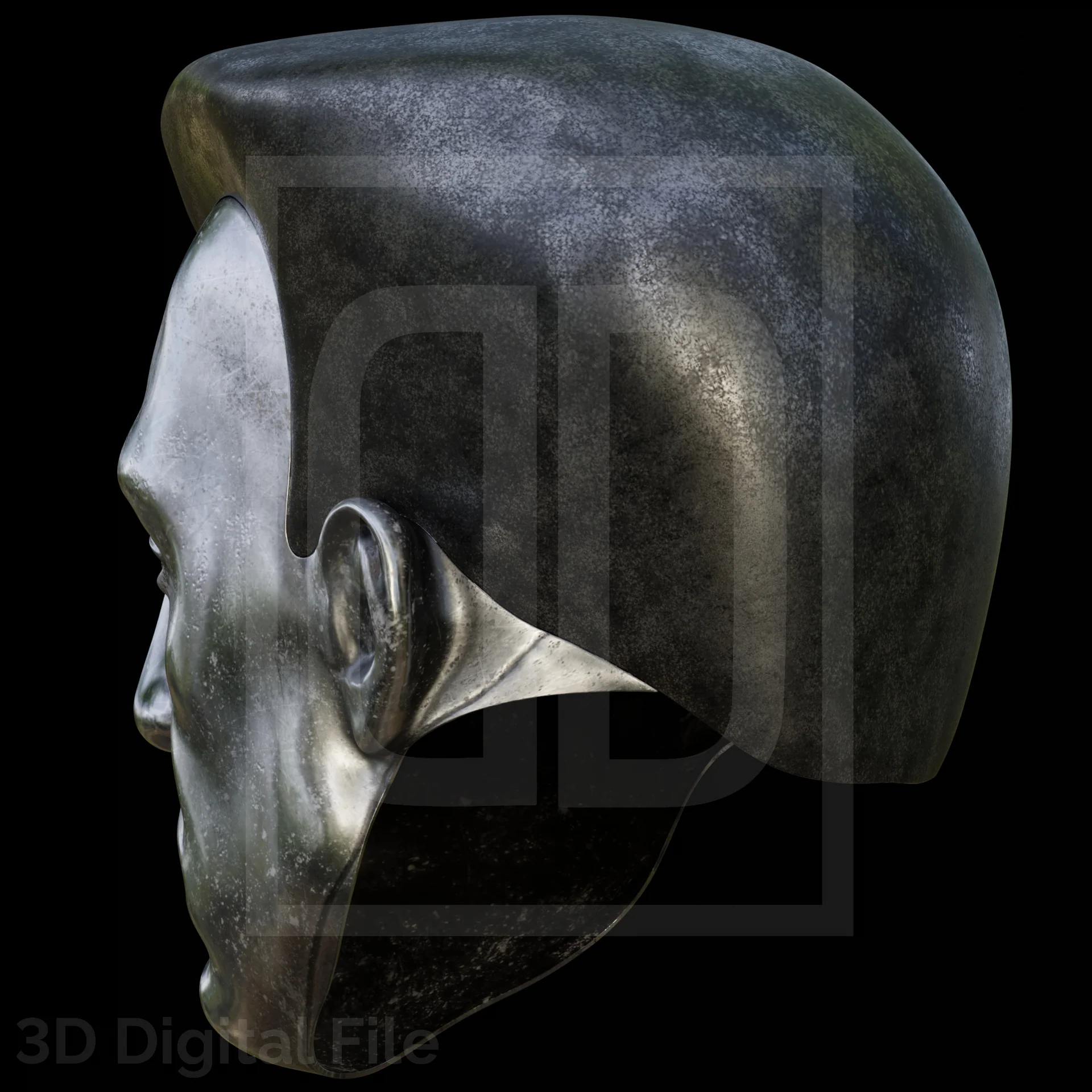 Colossal Metal Mask 3D Model - Image 6