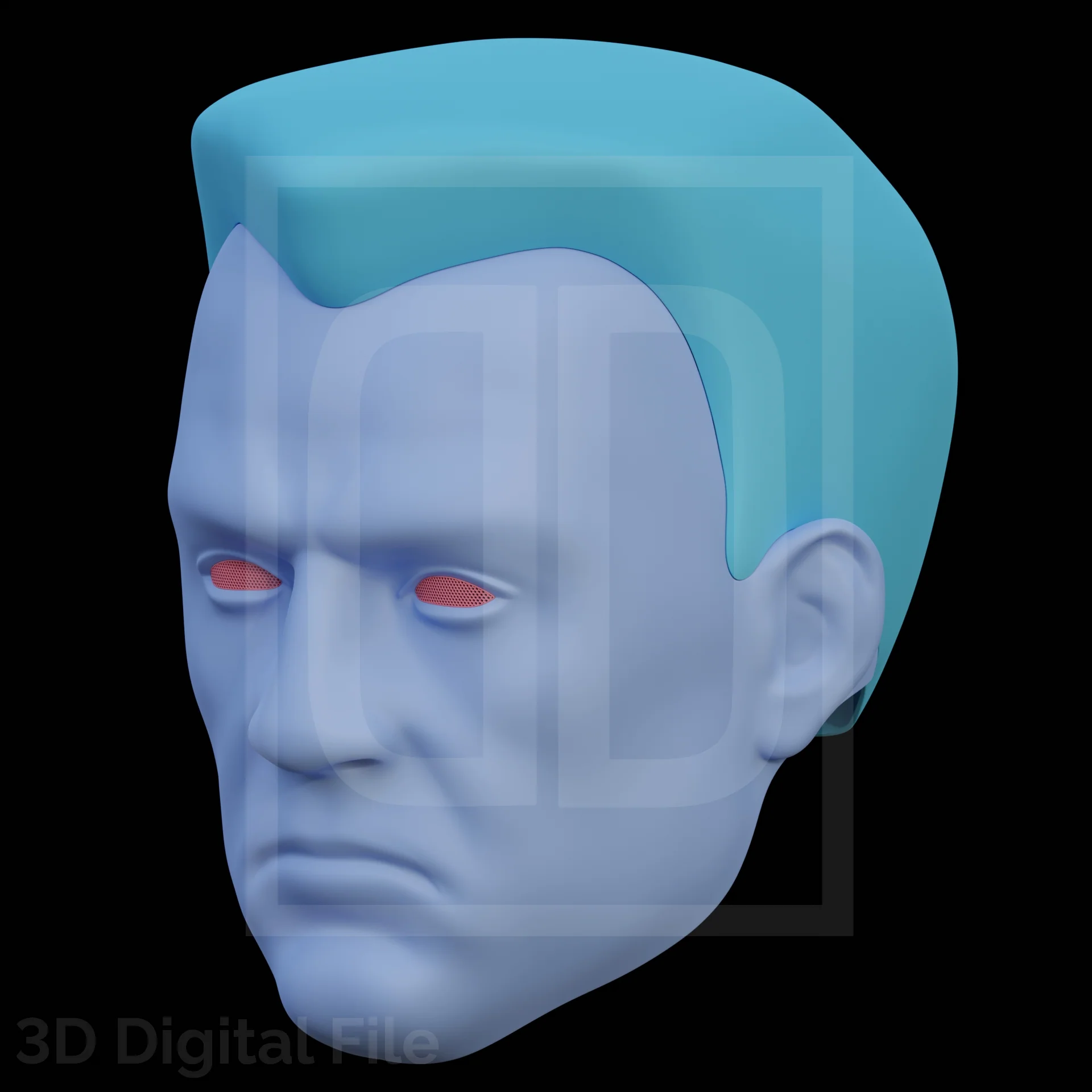 Colossal Metal Mask 3D Model - Image 7