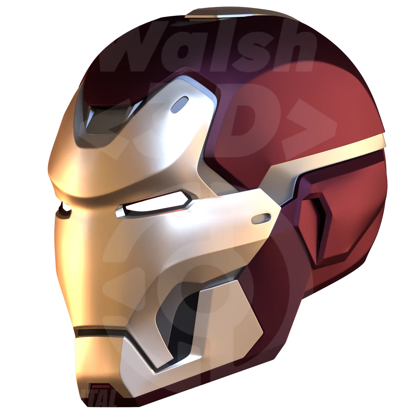 Concept Mark 42 Helmet 3D Print Model - Image 14