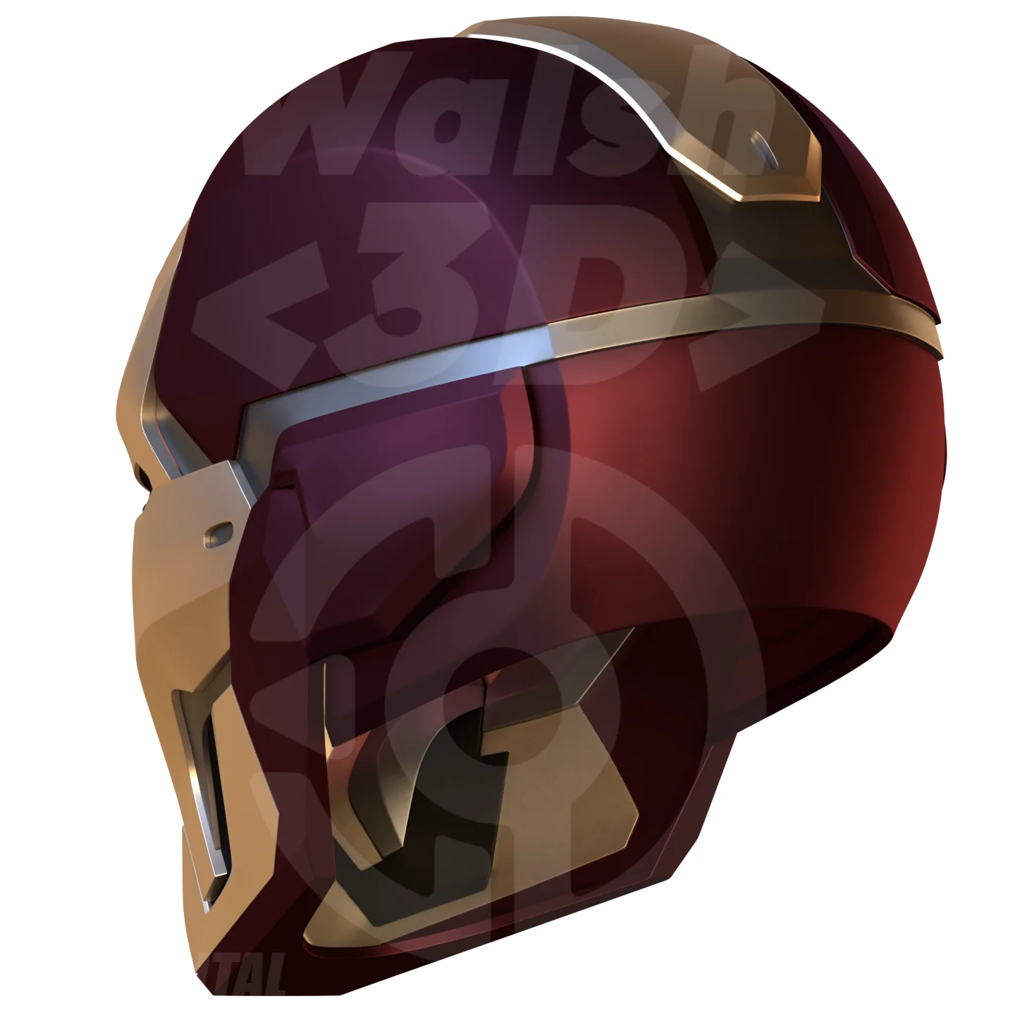 Concept Mark 42 Helmet 3D Print Model - Image 16