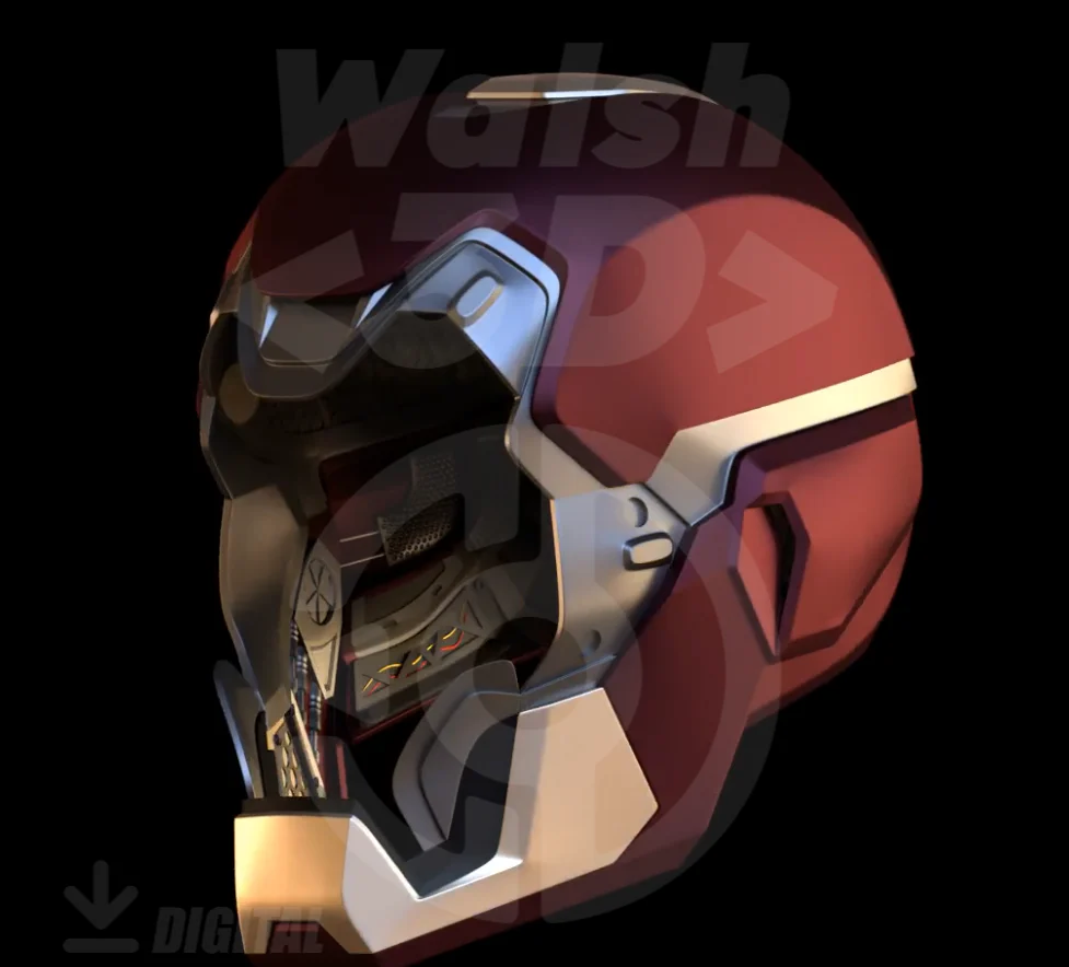 Concept Mark 42 Helmet 3D Print Model - Image 7