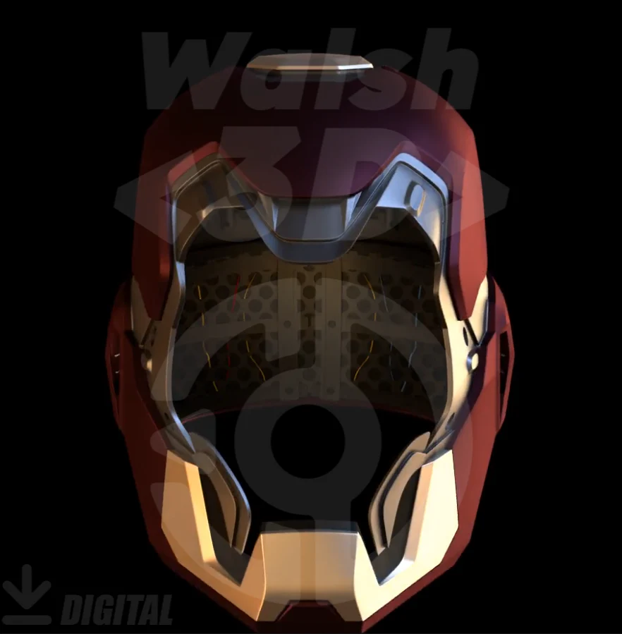 Concept Mark 42 Helmet 3D Print Model - Image 8