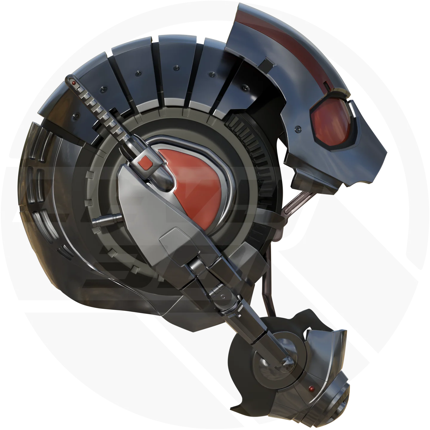 Ant mk1 helmet motorized 3D Model - Image 4