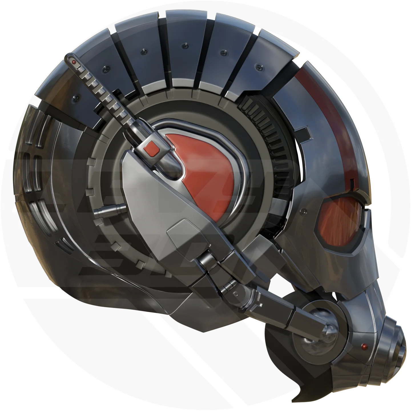 Ant mk1 helmet motorized 3D Model - Image 7