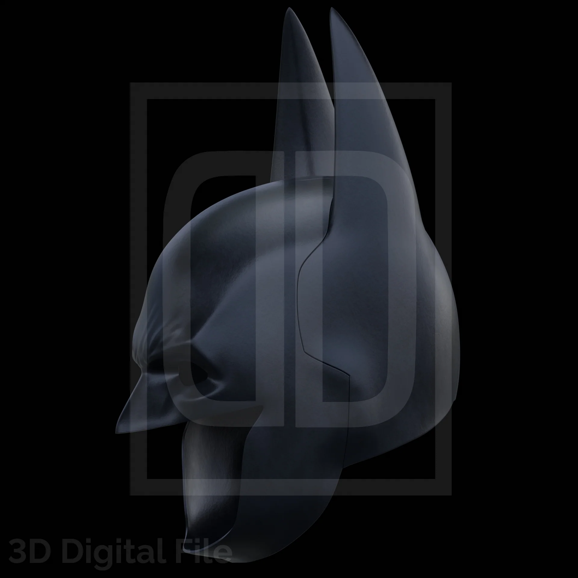 Copy of Detective 7.43 Bat Cowl - AK Game 3D Model - Image 4