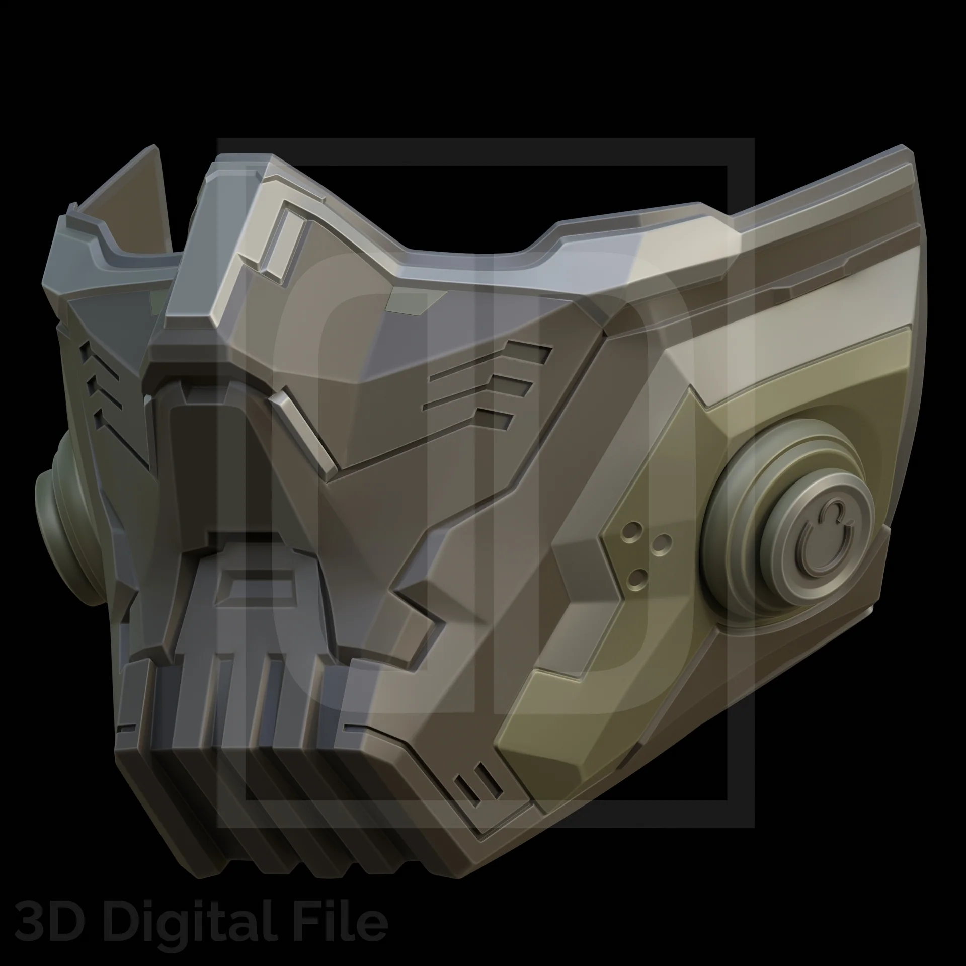 Metal Arm Soldier Mask - MR Game 3D Model - Image 4