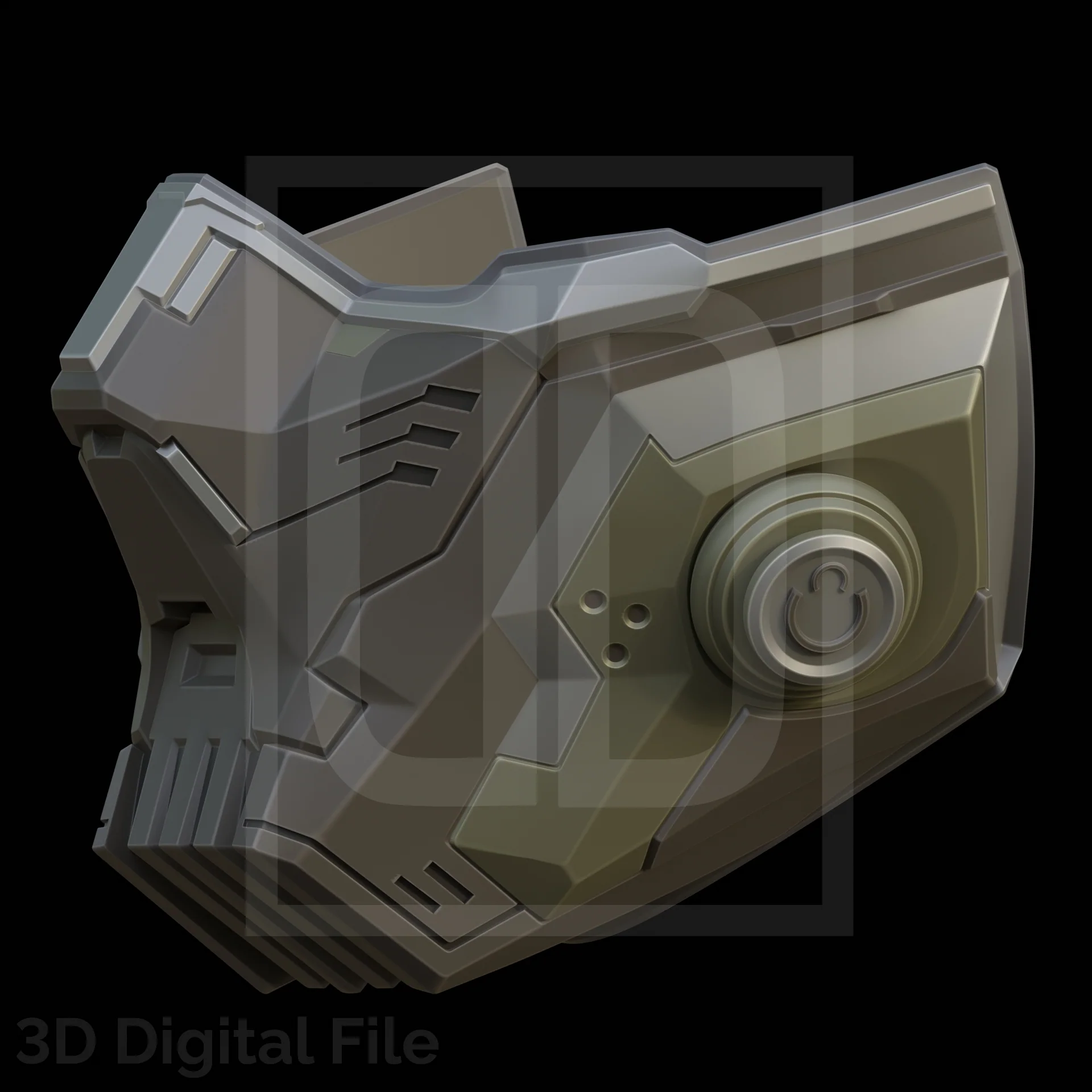 Metal Arm Soldier Mask - MR Game 3D Model - Image 5