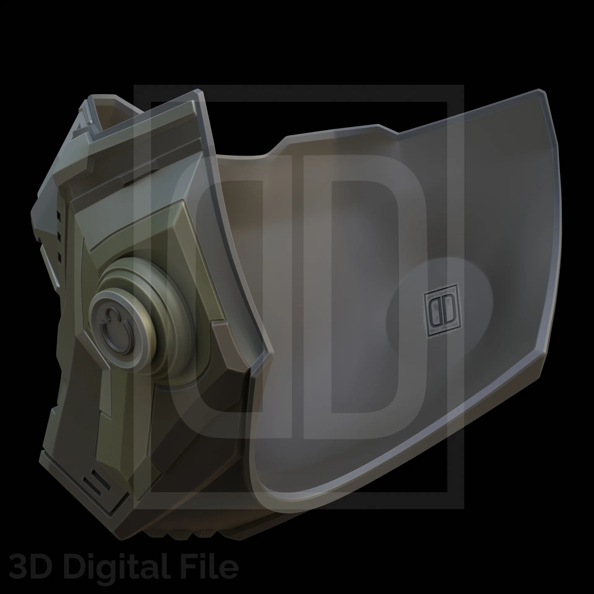 Metal Arm Soldier Mask - MR Game 3D Model - Image 6