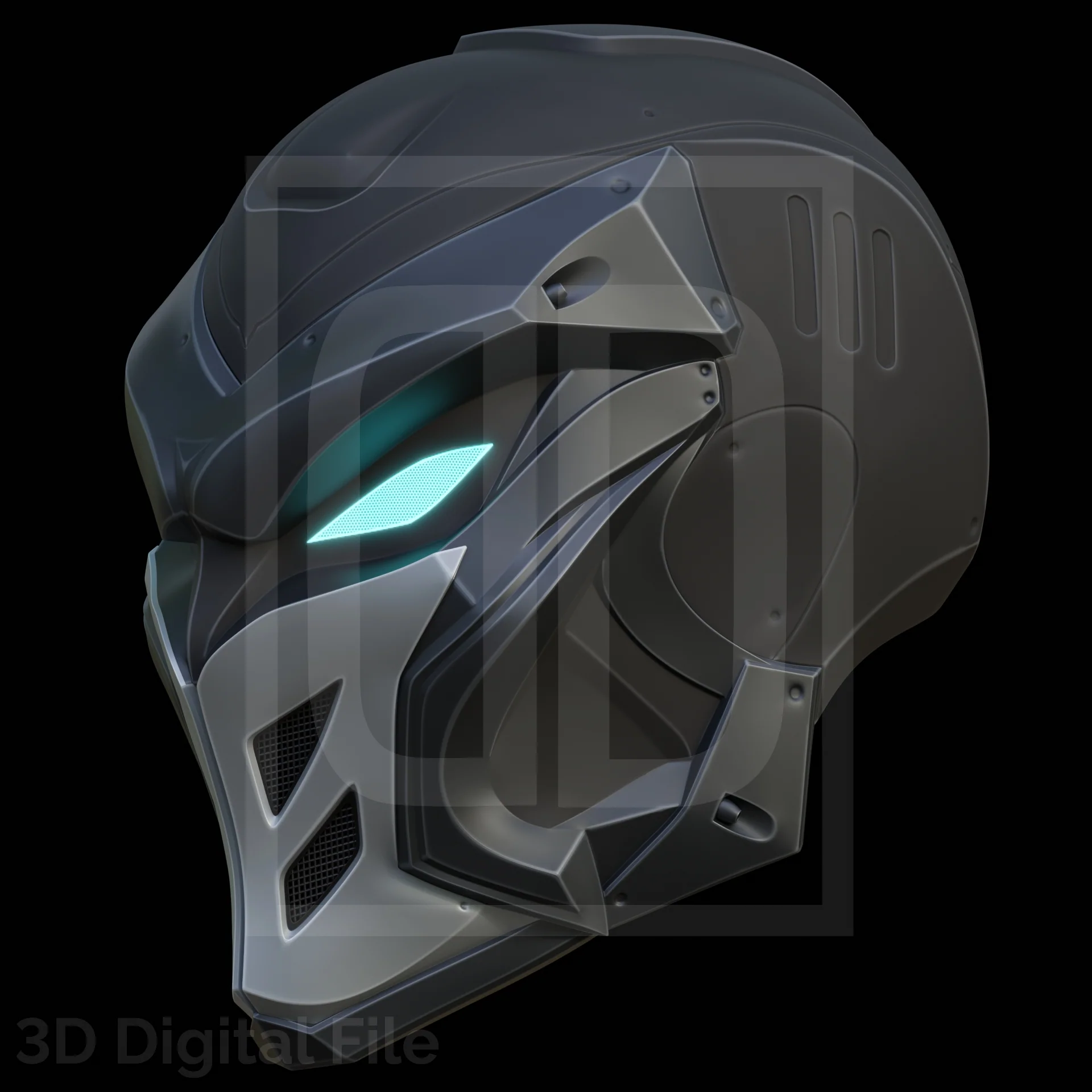 Moon Warrior Mask - MR Game 3d model - Image 5