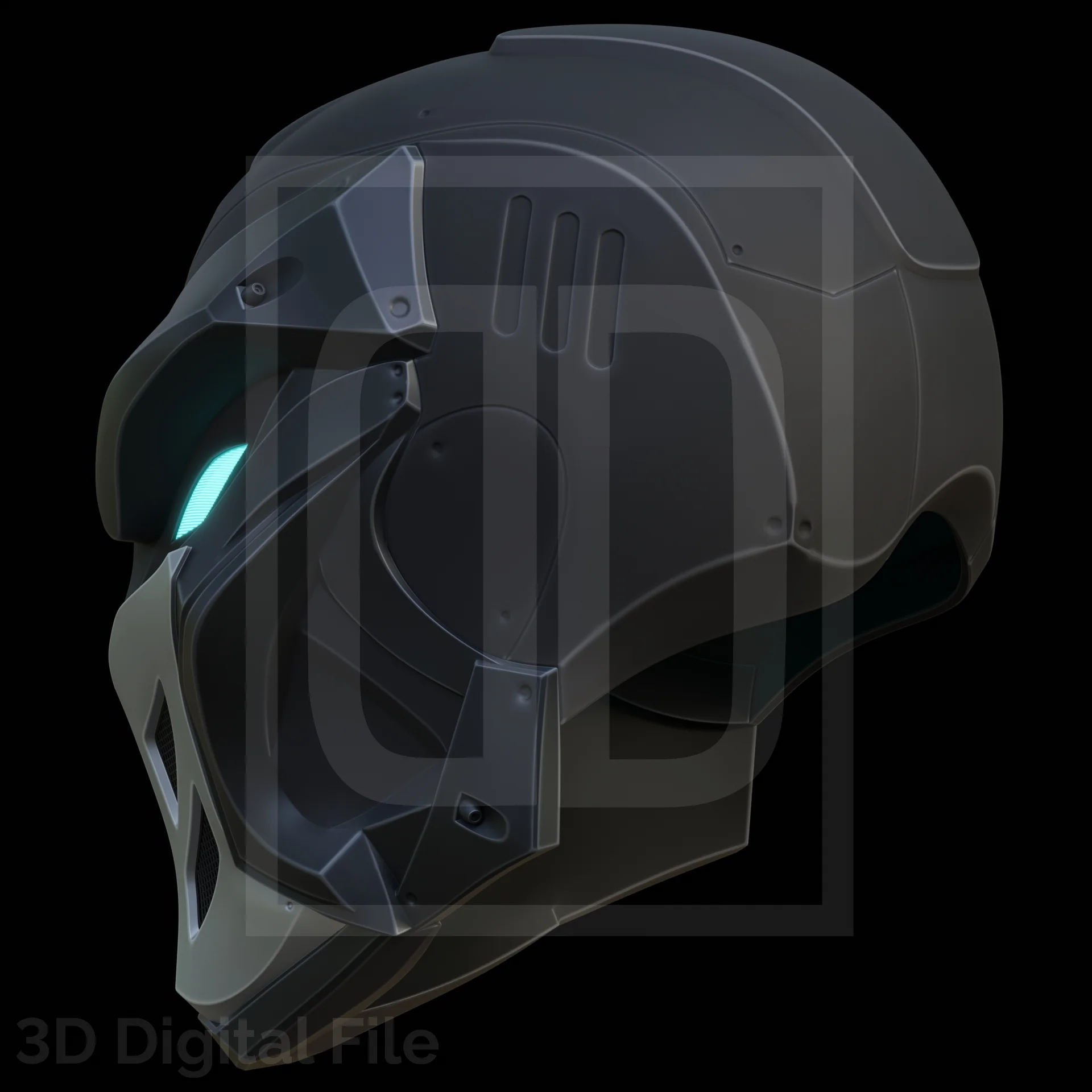 Moon Warrior Mask - MR Game 3d model - Image 6