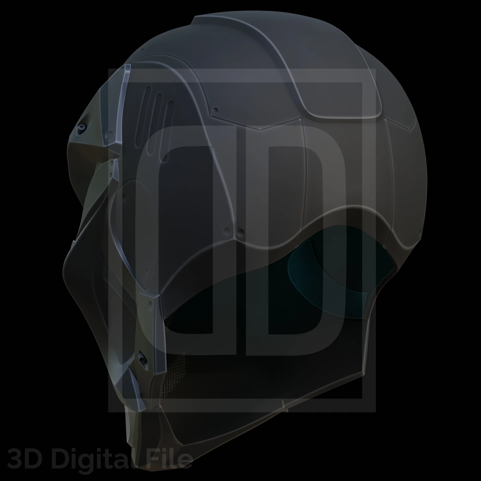 Moon Warrior Mask - MR Game 3d model - Image 7