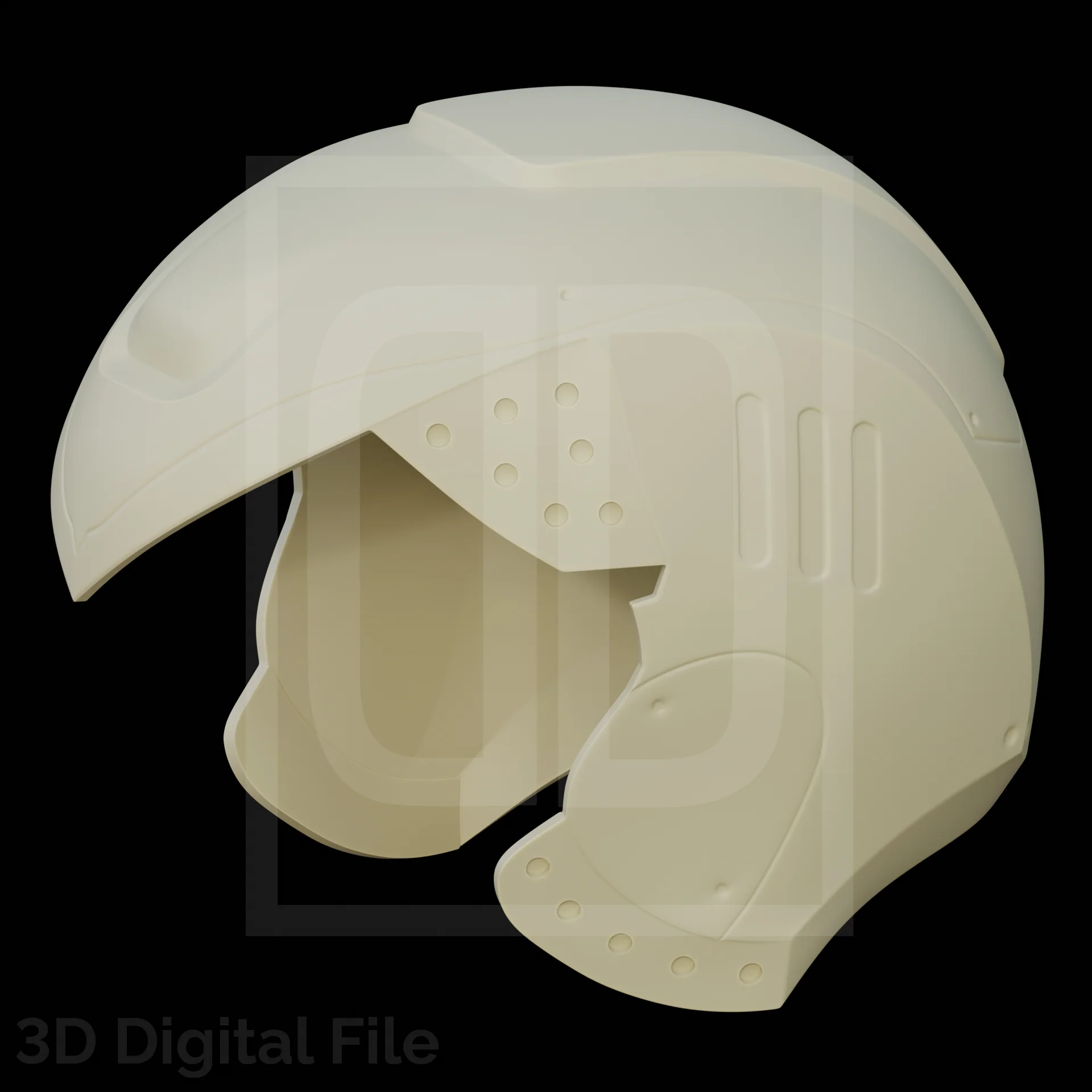 Moon Warrior Mask - MR Game 3d model - Image 9