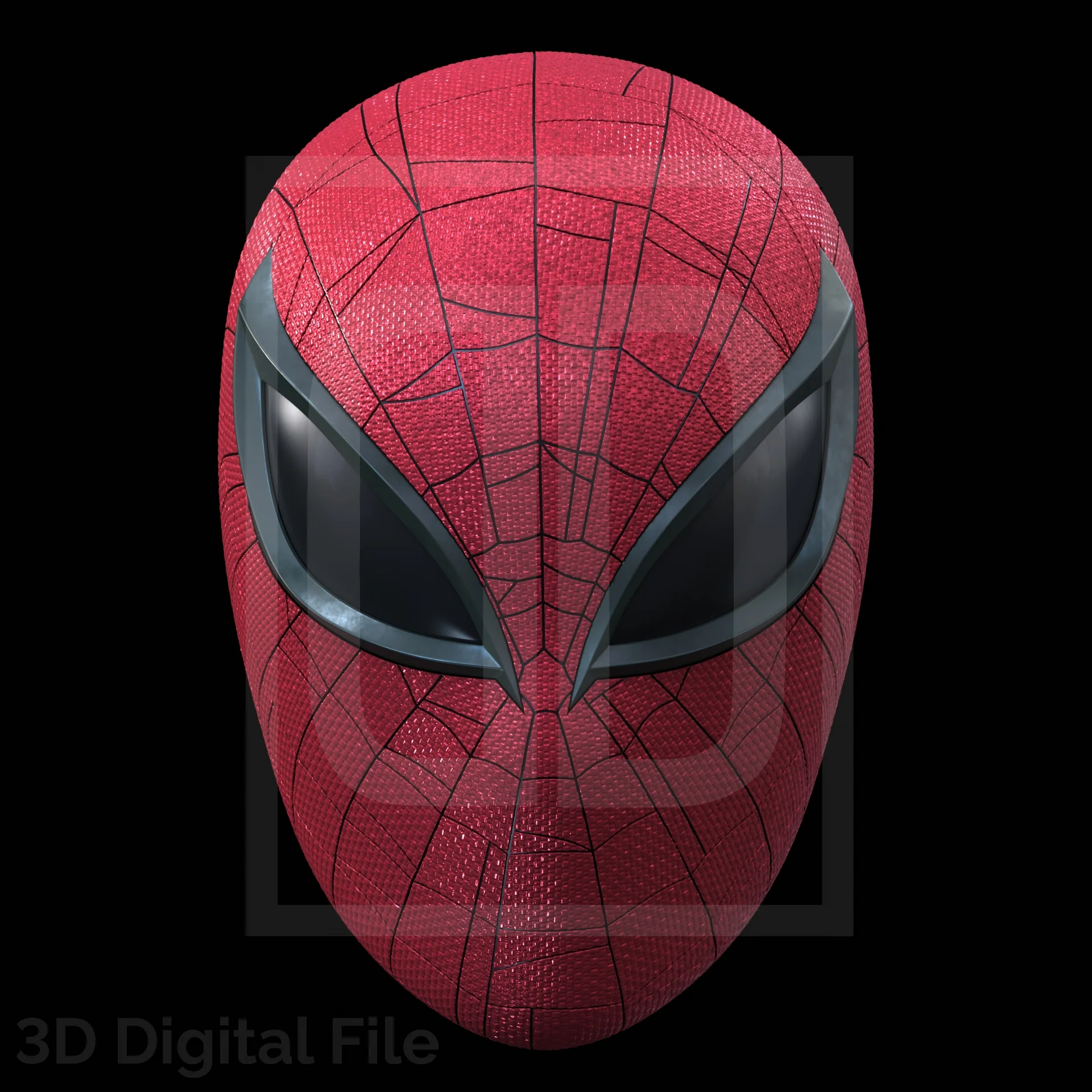 Superior Webslinger Textured Mask - SM2 PS5 3D Model - Image 3