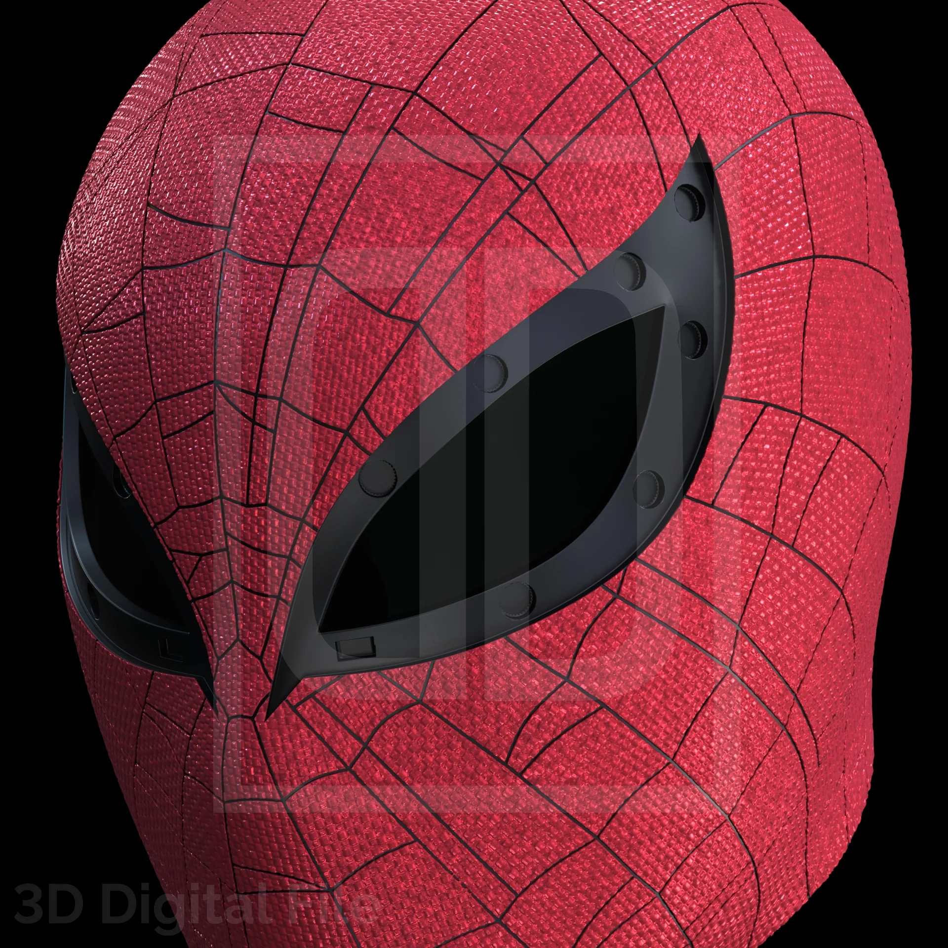 Superior Webslinger Textured Mask - SM2 PS5 3D Model - Image 8