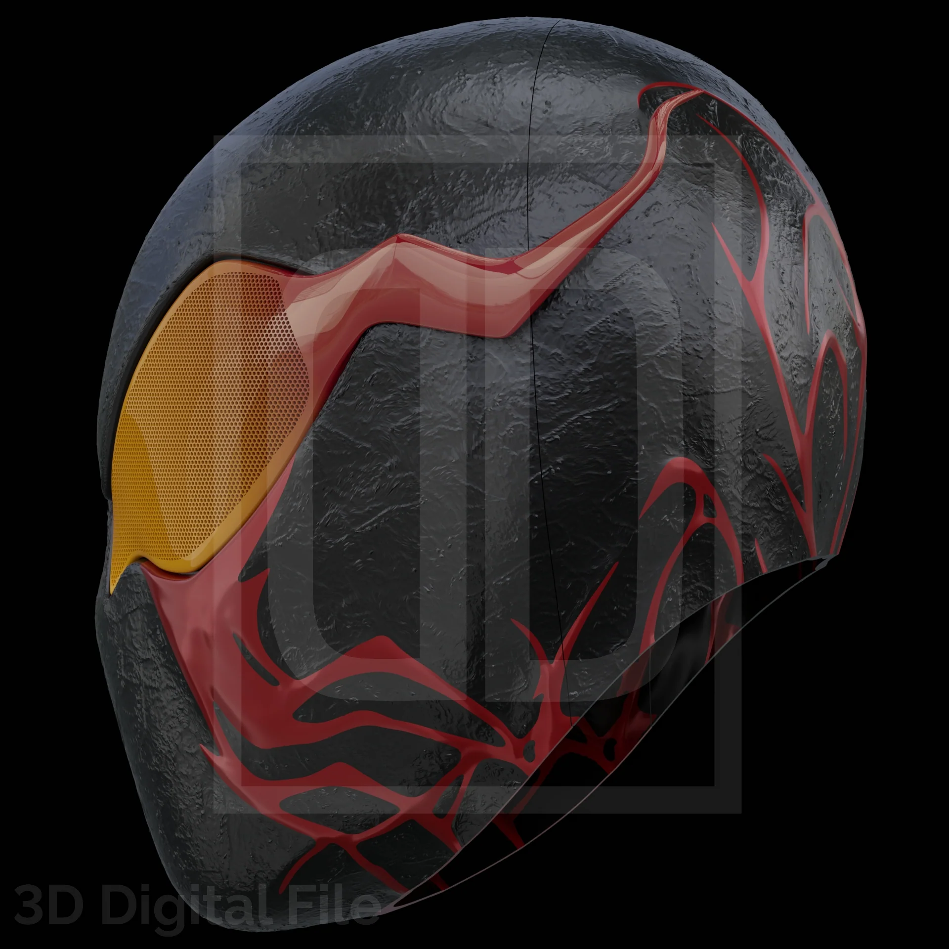 Webslinger Masacre Black Mask - SM2 PS5 3D Model - Image 5