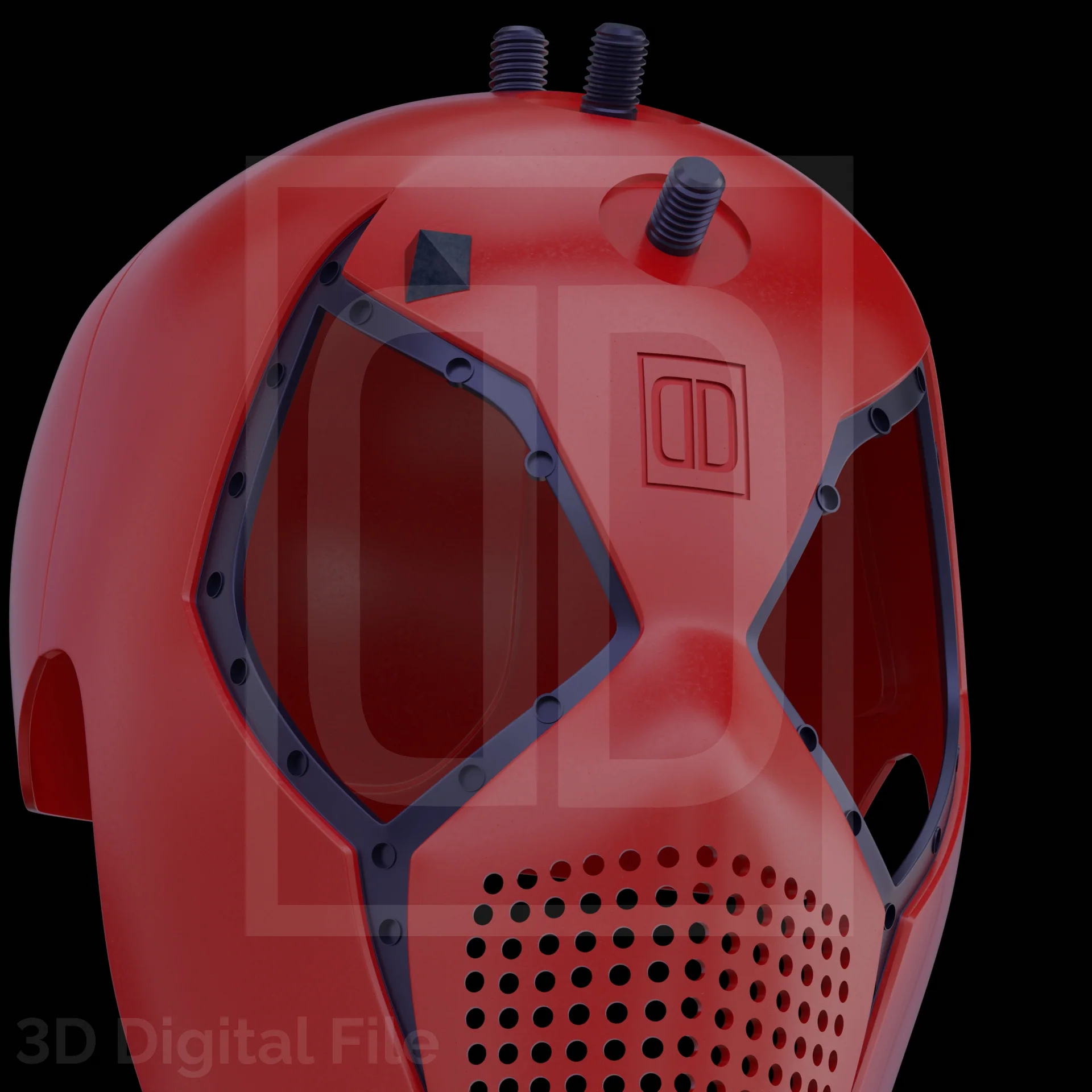 Webslinger Punk Champion Faceshell - 3D Model - Image 4