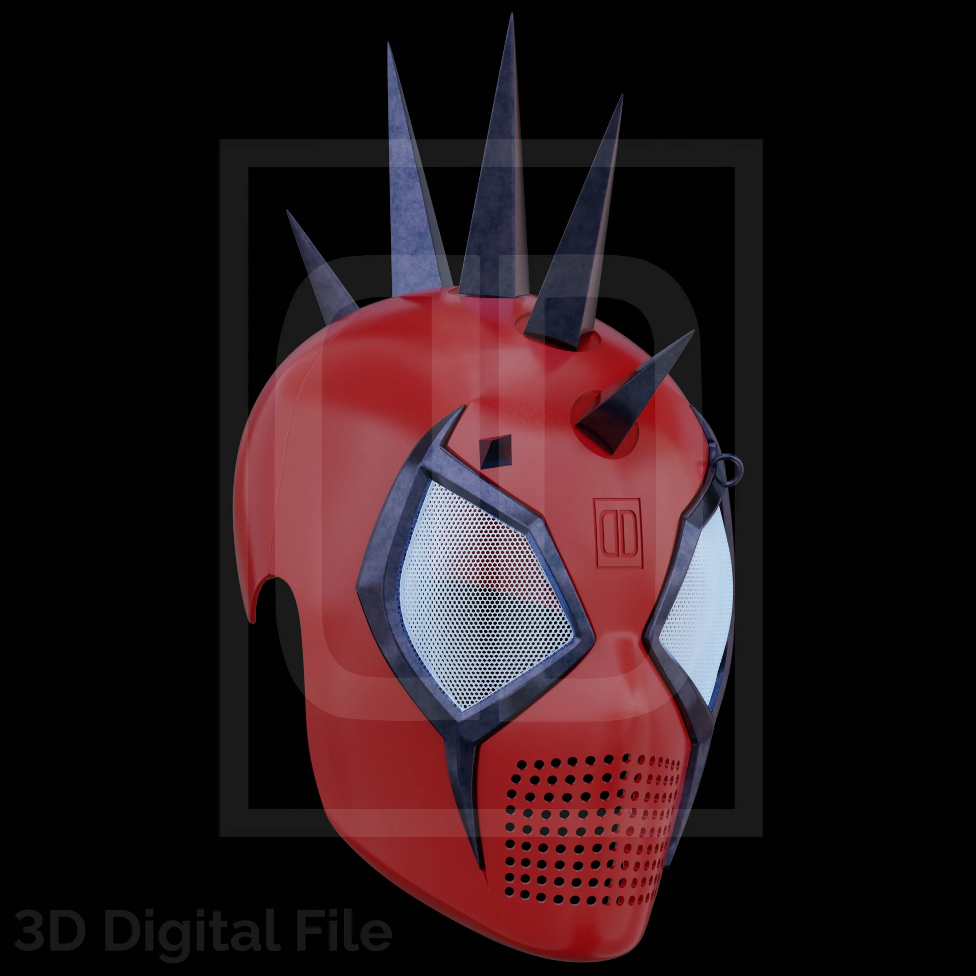 Webslinger Punk Champion Faceshell - 3D Model - Image 6