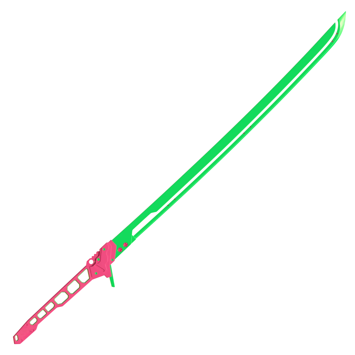 Cyberpunk 2077 Thermal Katana 3D Model - Image 6