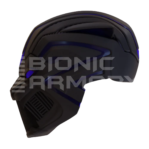 Dark Cat Shadow Helmet 3D Model - Image 3