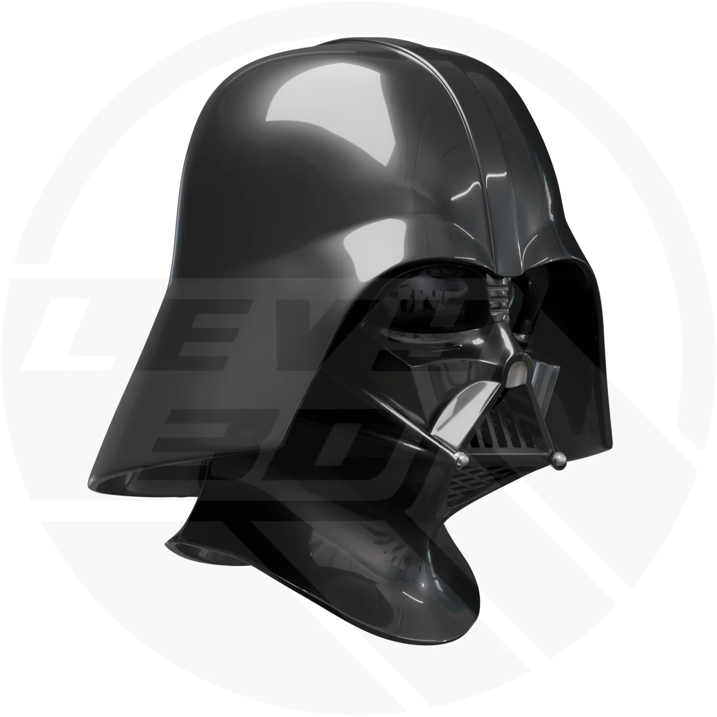 dark space wizard helmet ROTS 3D model - Image 3