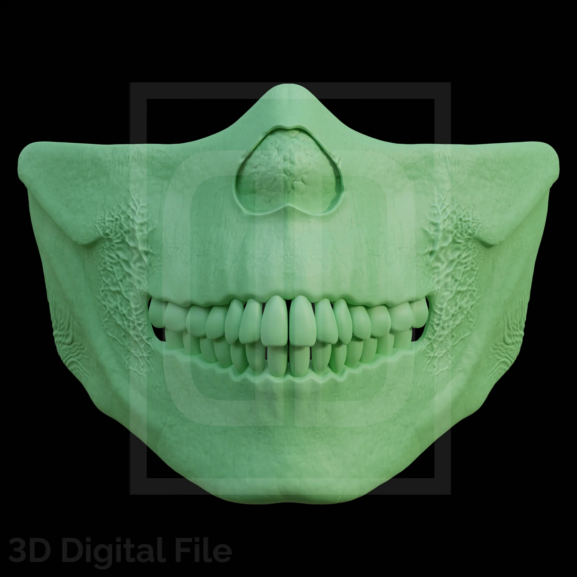 Death Goddess Mask 3D Model - Image 2