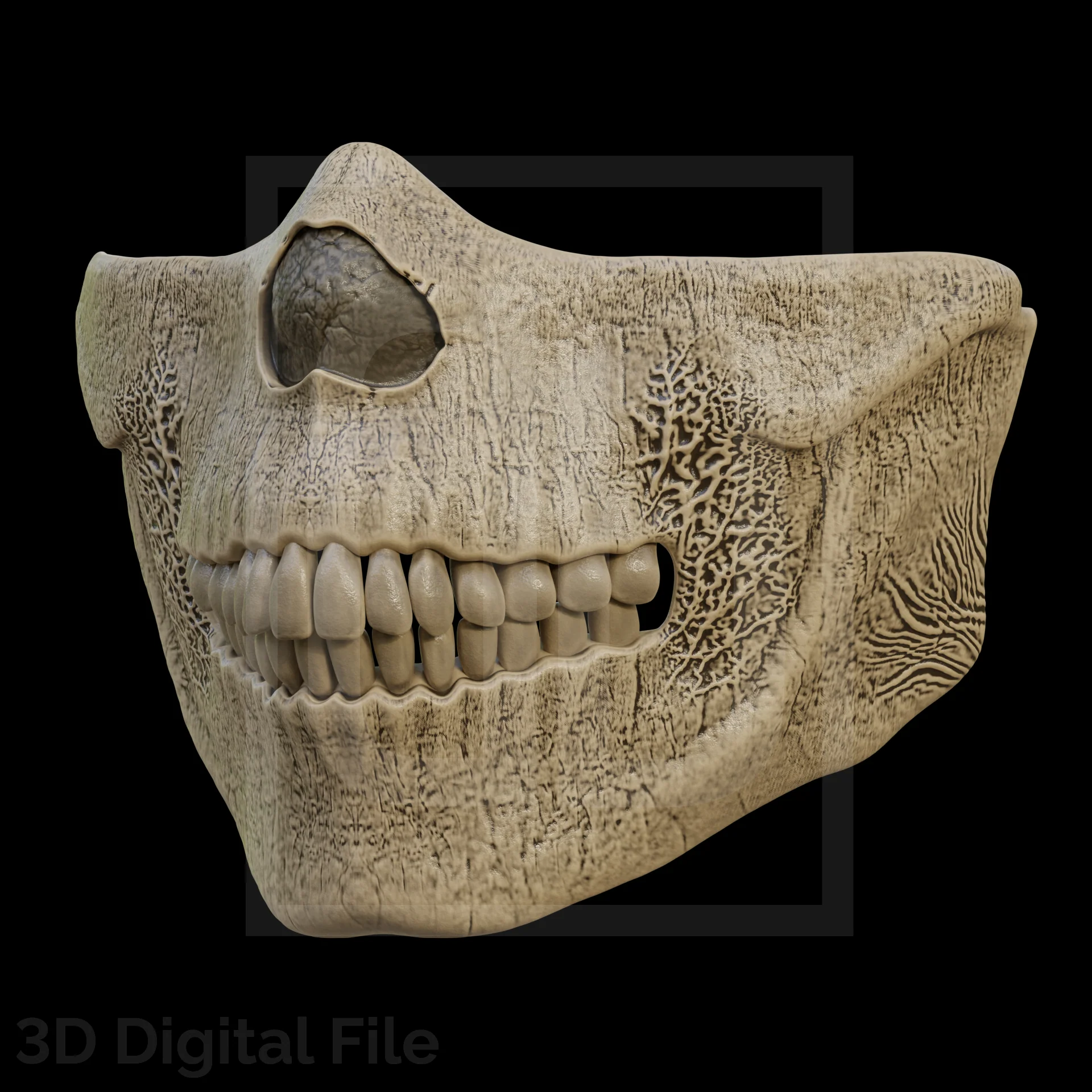 Death Goddess Mask 3D Model - Image 3