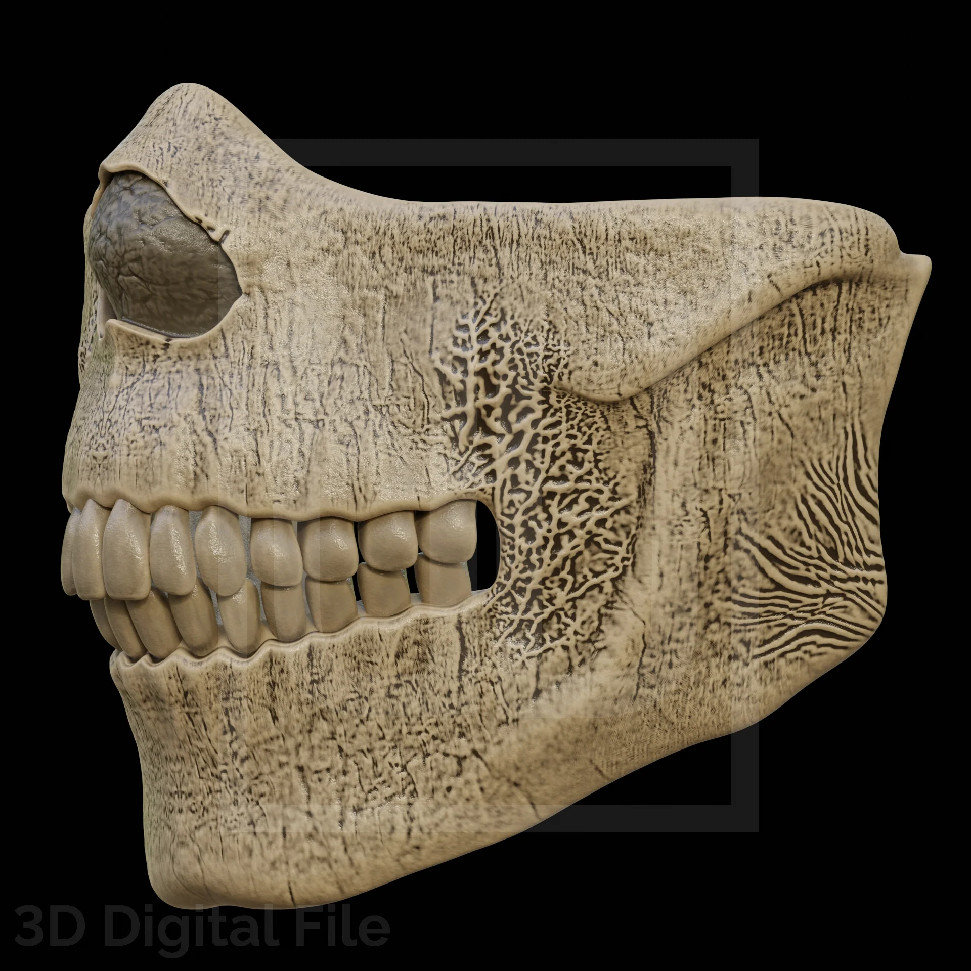 Death Goddess Mask 3D Model - Image 4