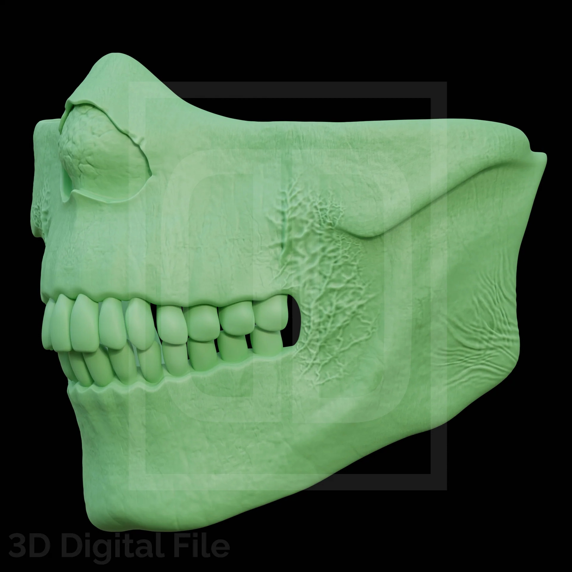 Death Goddess Mask 3D Model - Image 8
