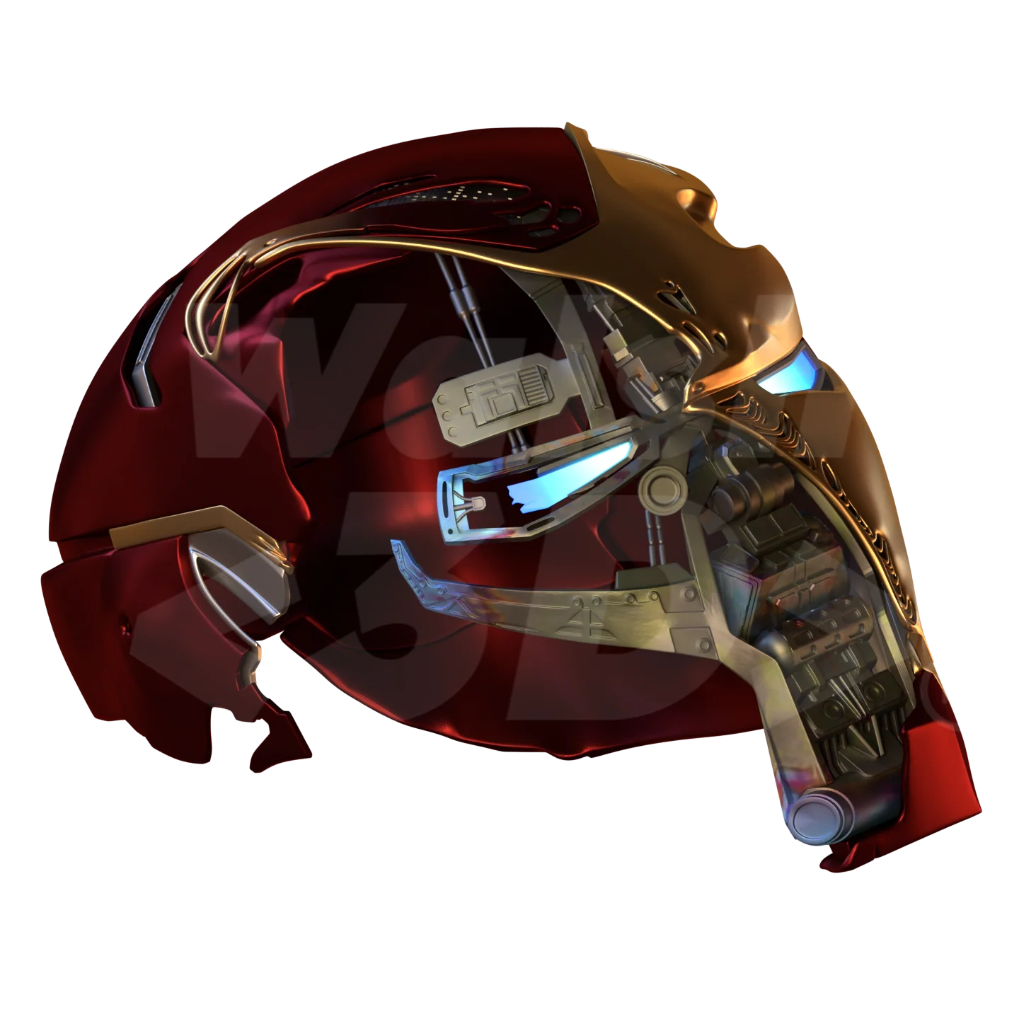 Destroyed Mark 50 3D Print Model