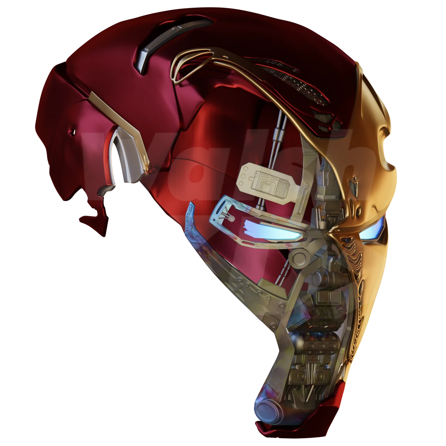 Destroyed Mark 50 3D Print Model - Image 5