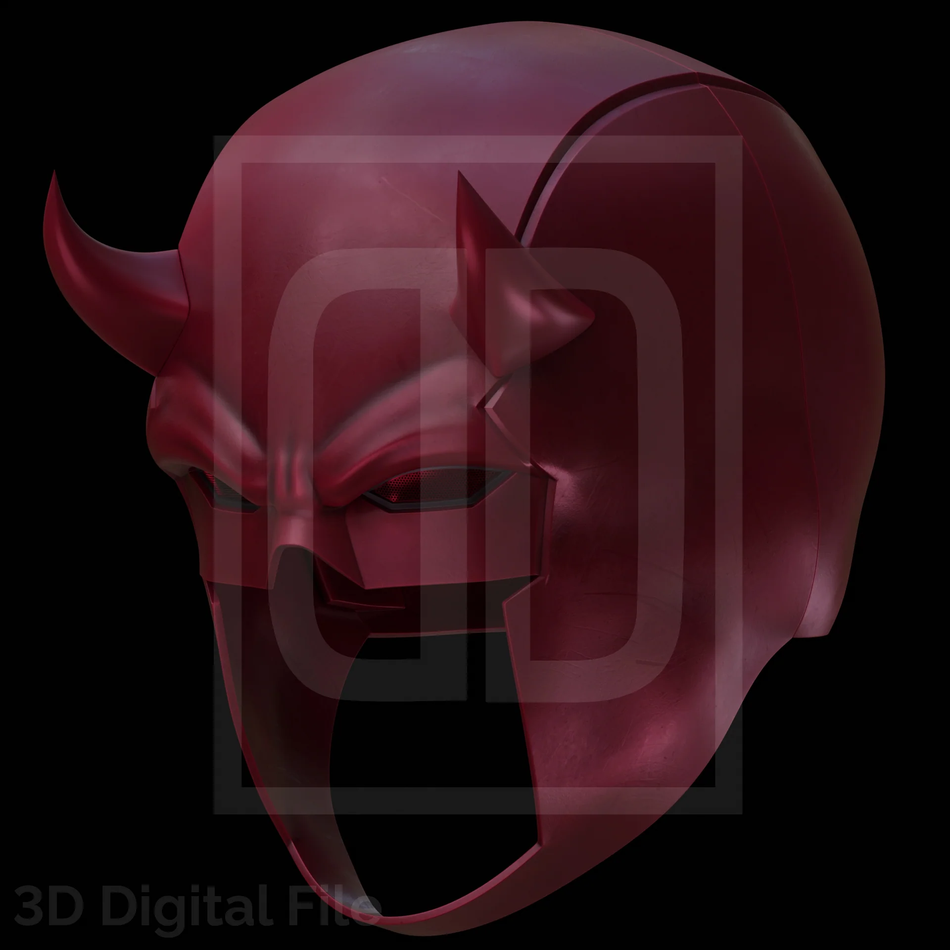 Devil Lawyer Comic Cowl 3D Model - Image 11
