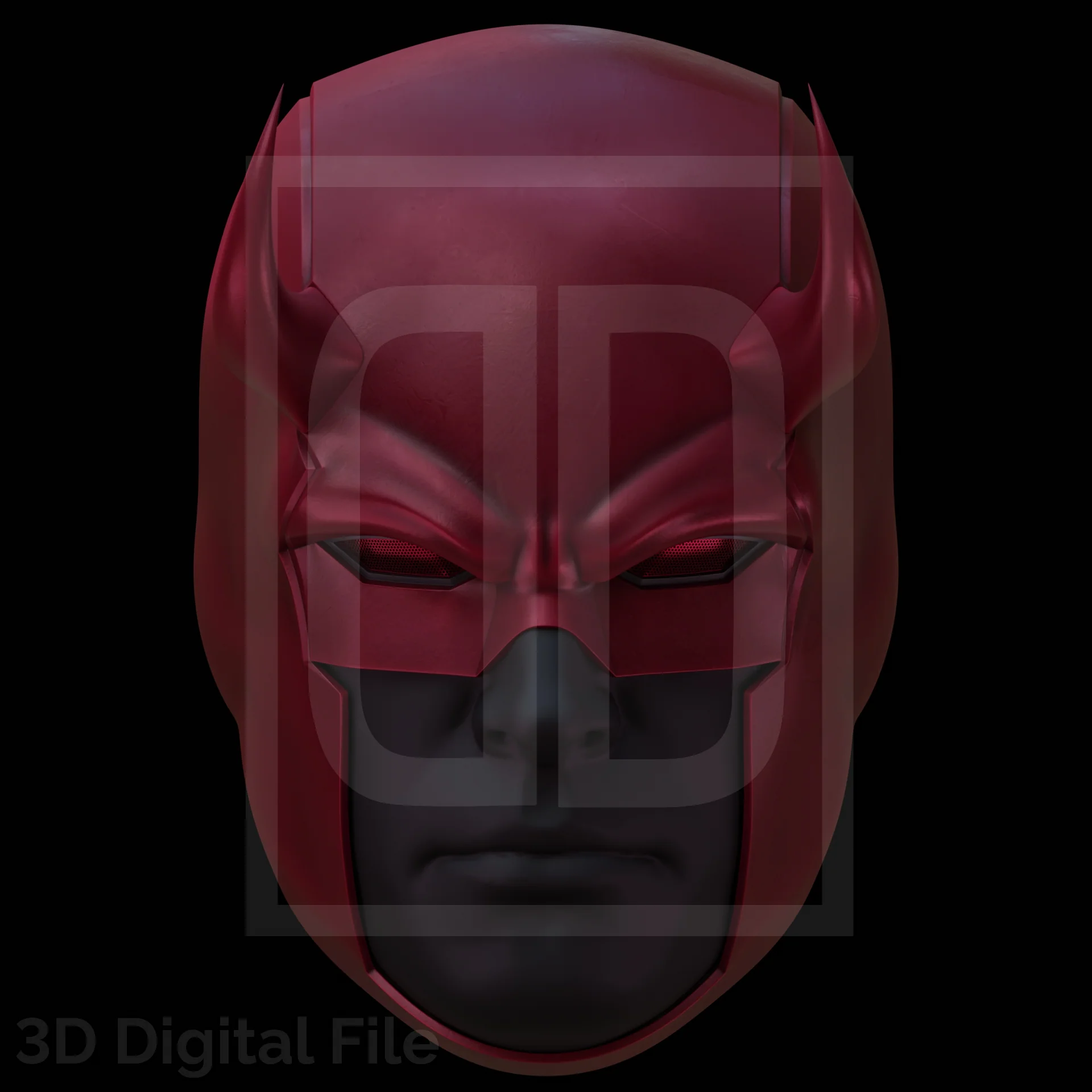Devil Lawyer Comic Cowl 3D Model - Image 3
