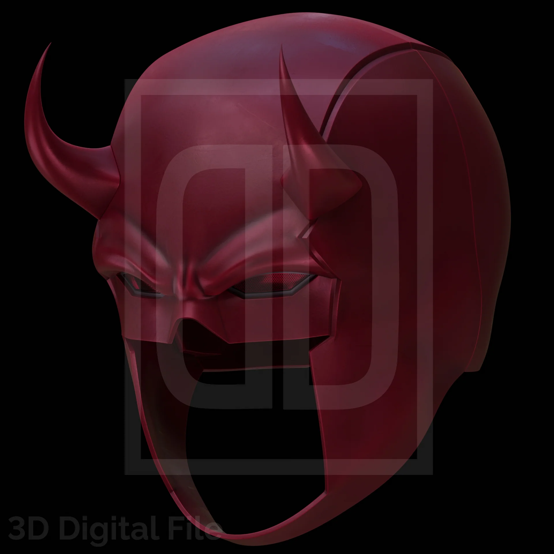 Devil Lawyer Comic Cowl 3D Model - Image 4