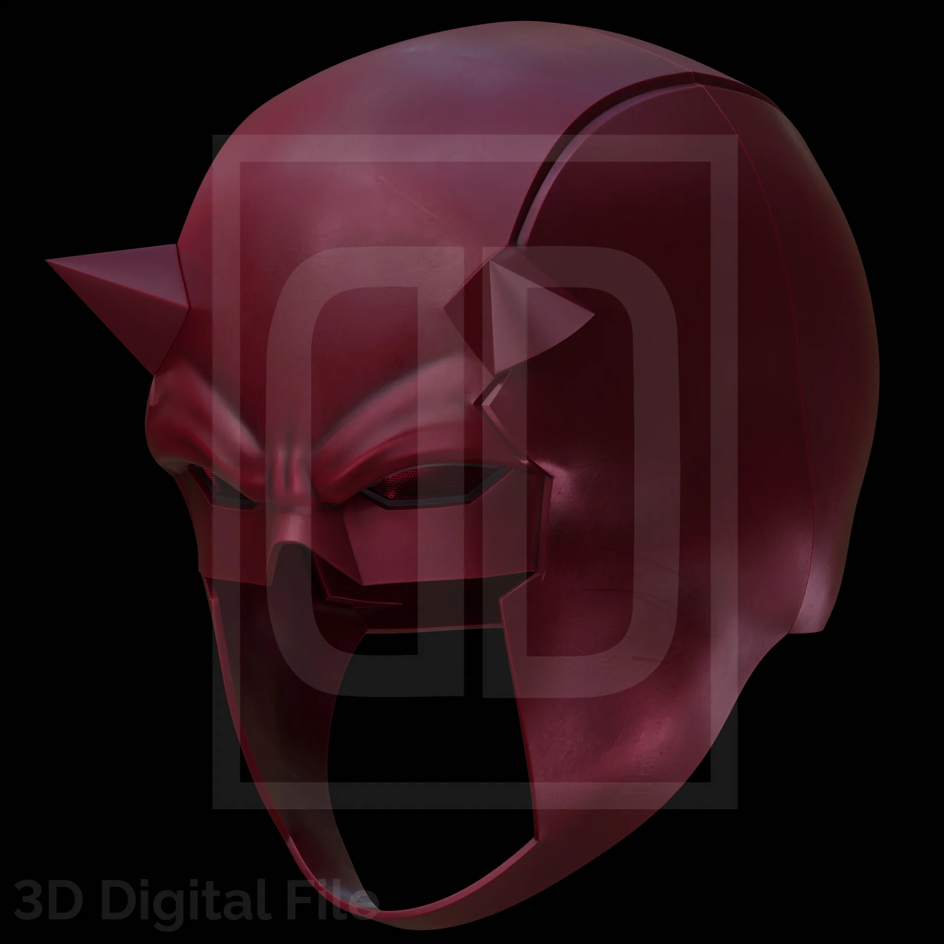 Devil Lawyer Comic Cowl 3D Model - Image 5