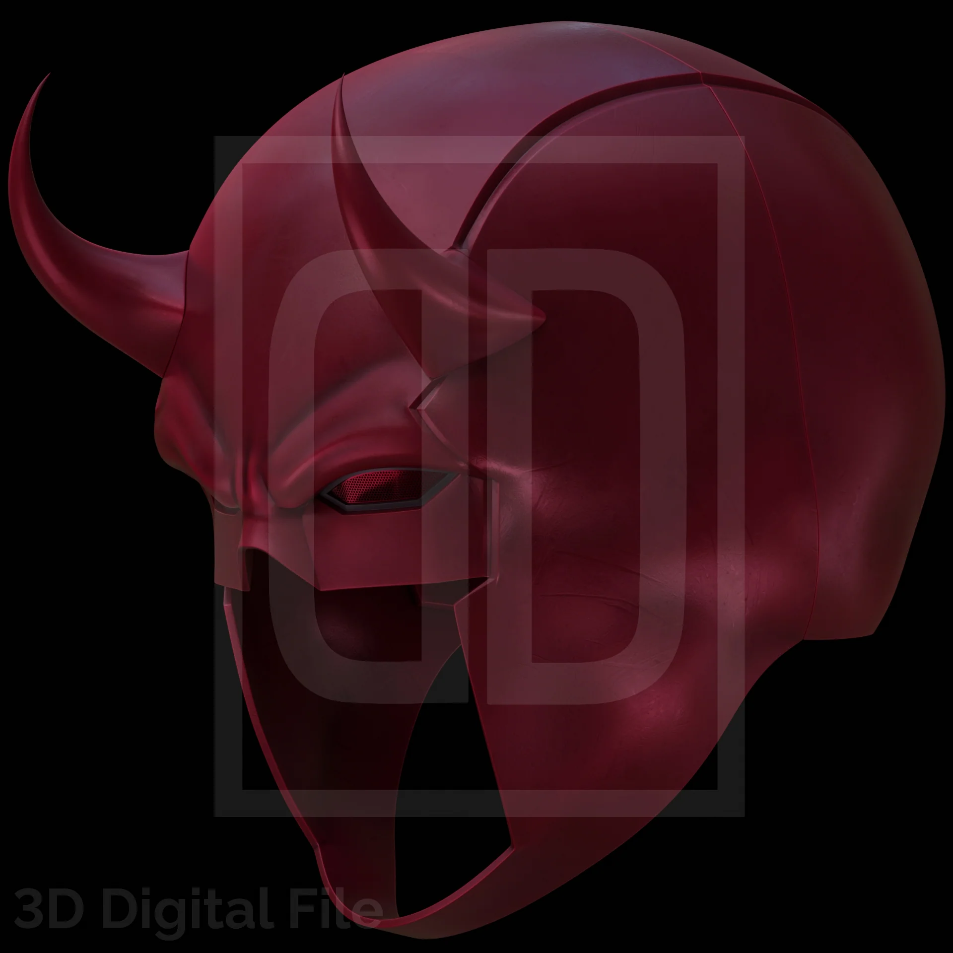 Devil Lawyer Comic Cowl 3D Model - Image 7