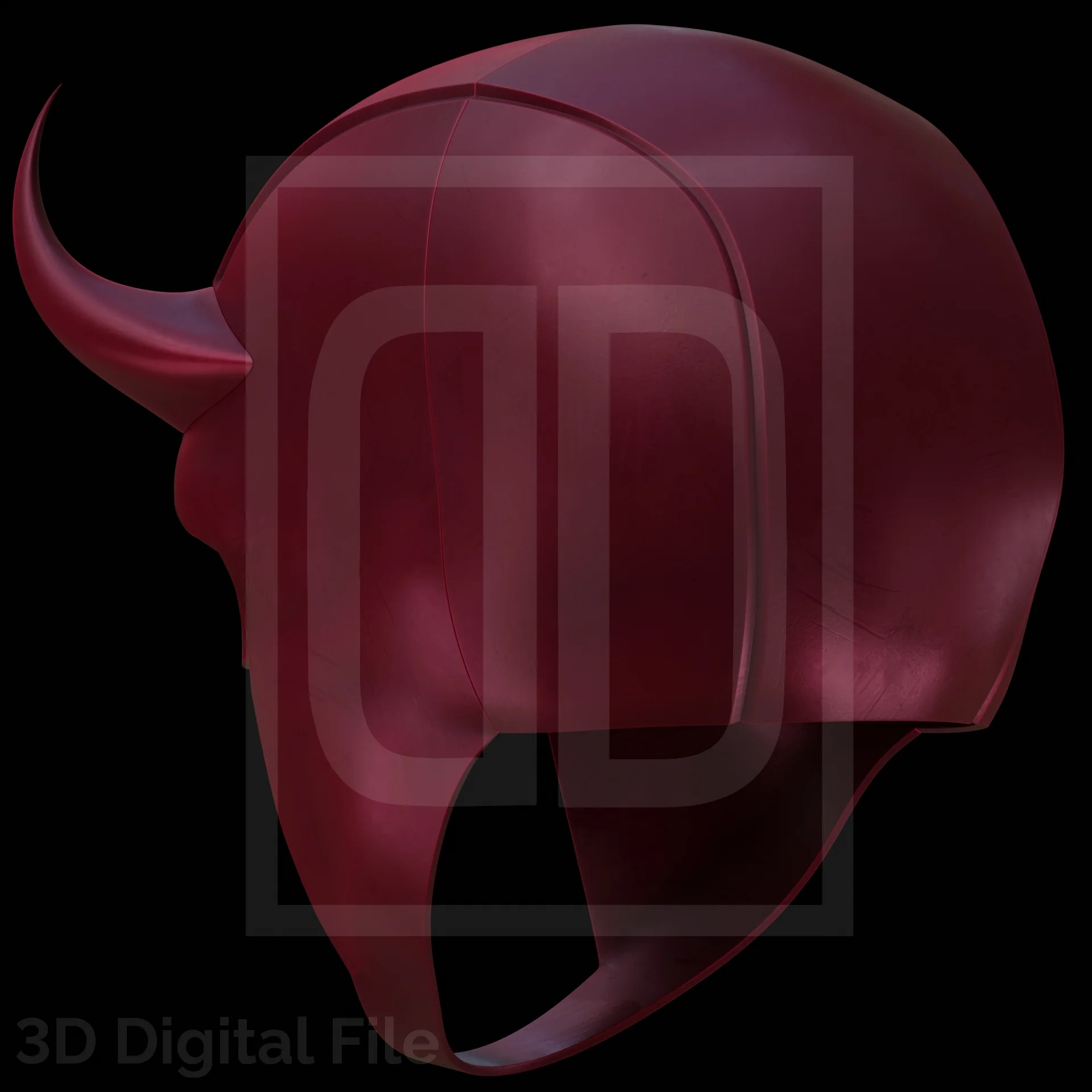 Devil Lawyer Comic Cowl 3D Model - Image 8