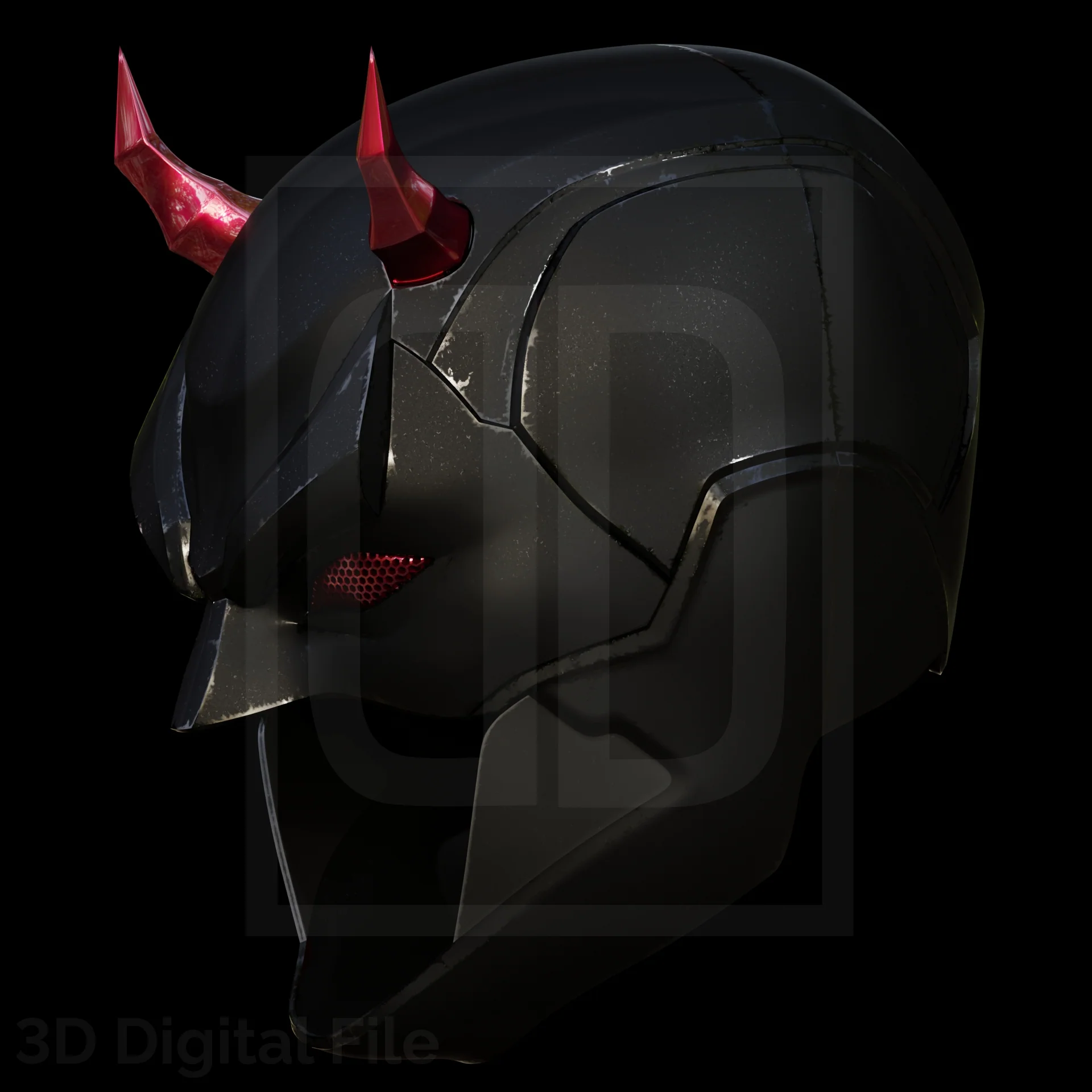 Devil Lawyer Shadow Mask 3D Model - Image 5
