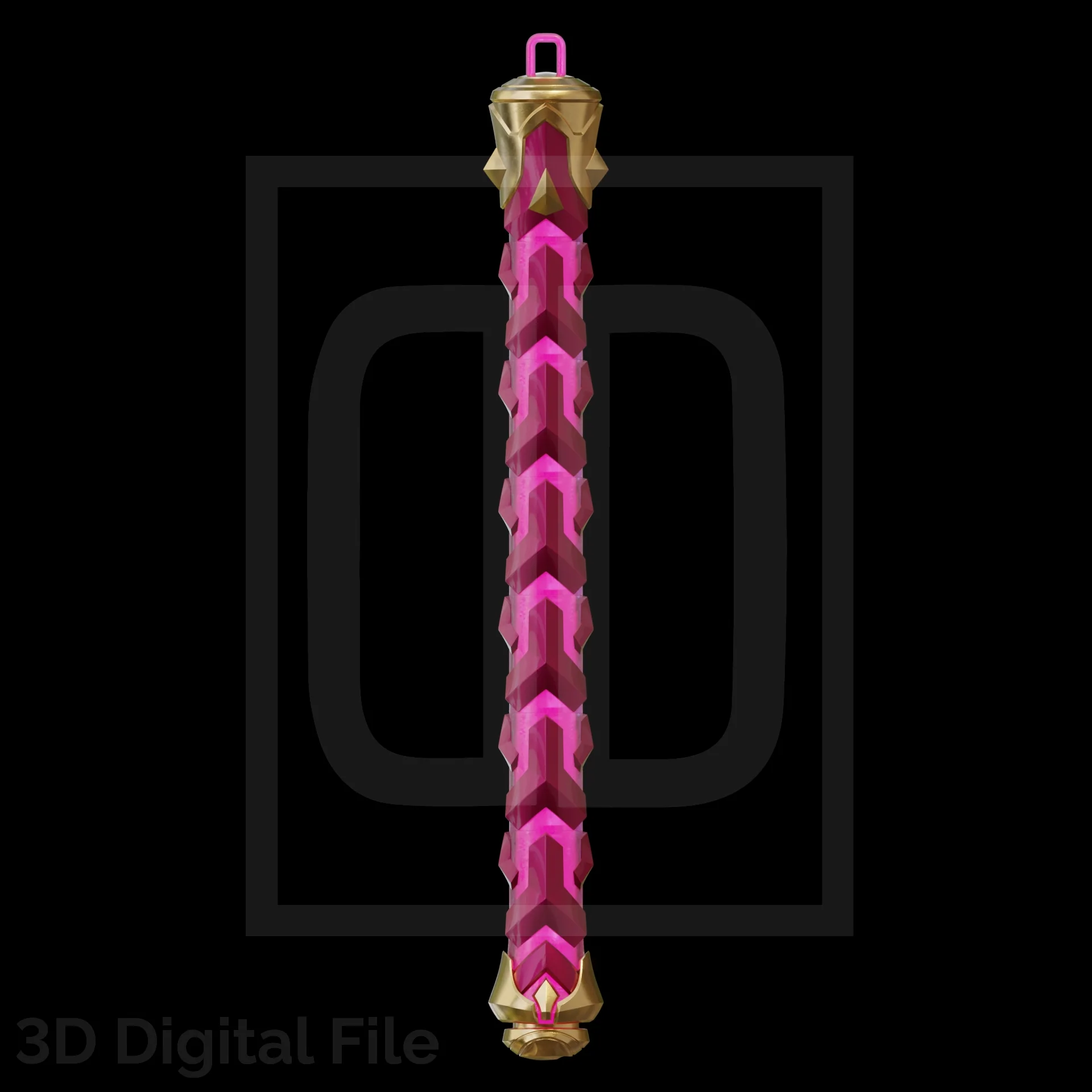 Devil Nunchakus Modular - MR Game 3D Model - Image 3