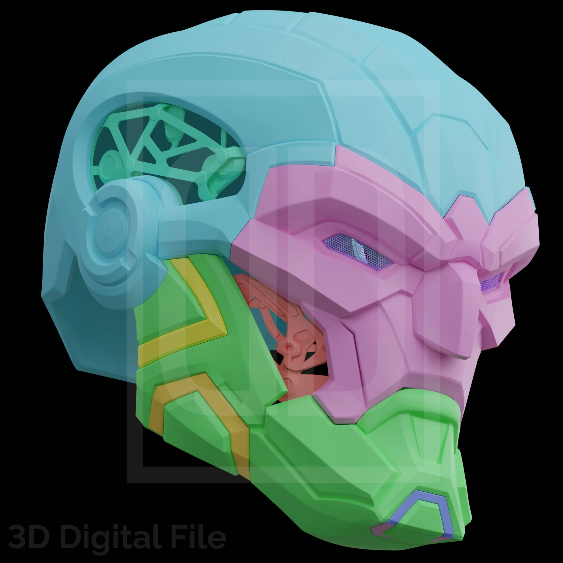 Doom 2099 Helmet - Marvel Rivals 3D model - Image 11