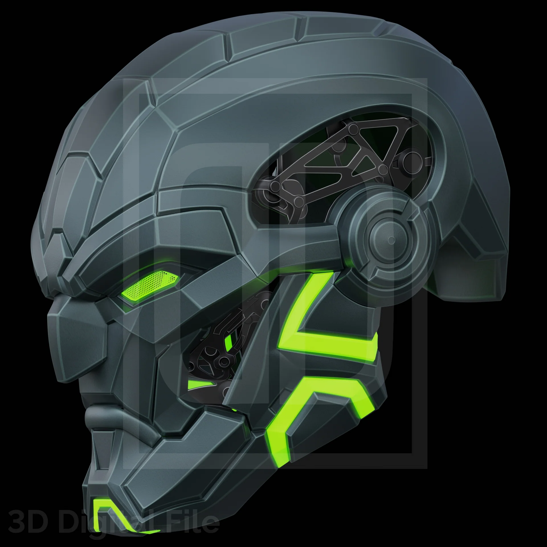 Doom 2099 Helmet - Marvel Rivals 3D model - Image 6